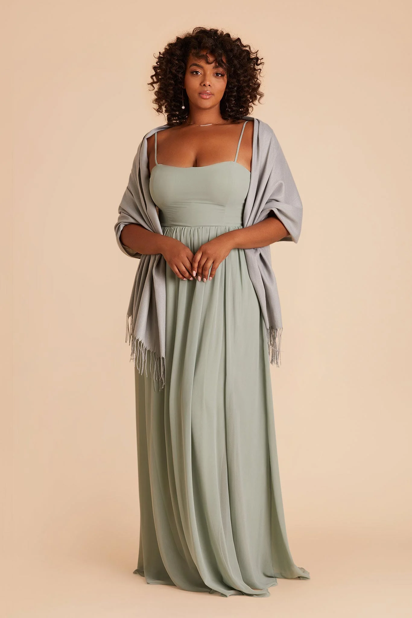 Aubrey Shawls - Light Gray - Image 5