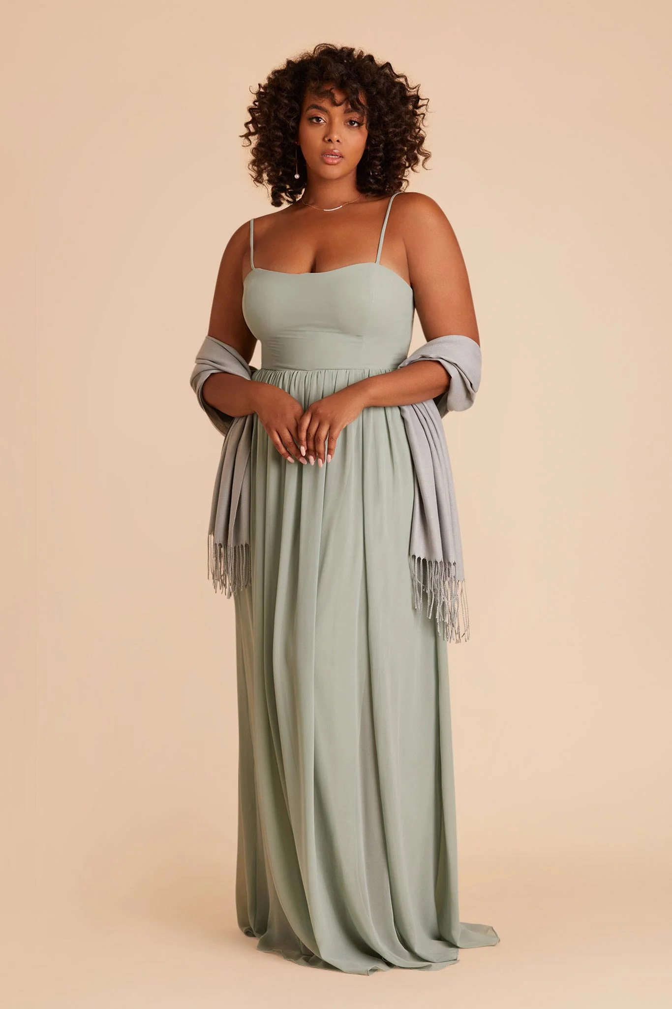 Aubrey Shawls - Light Gray - Image 6