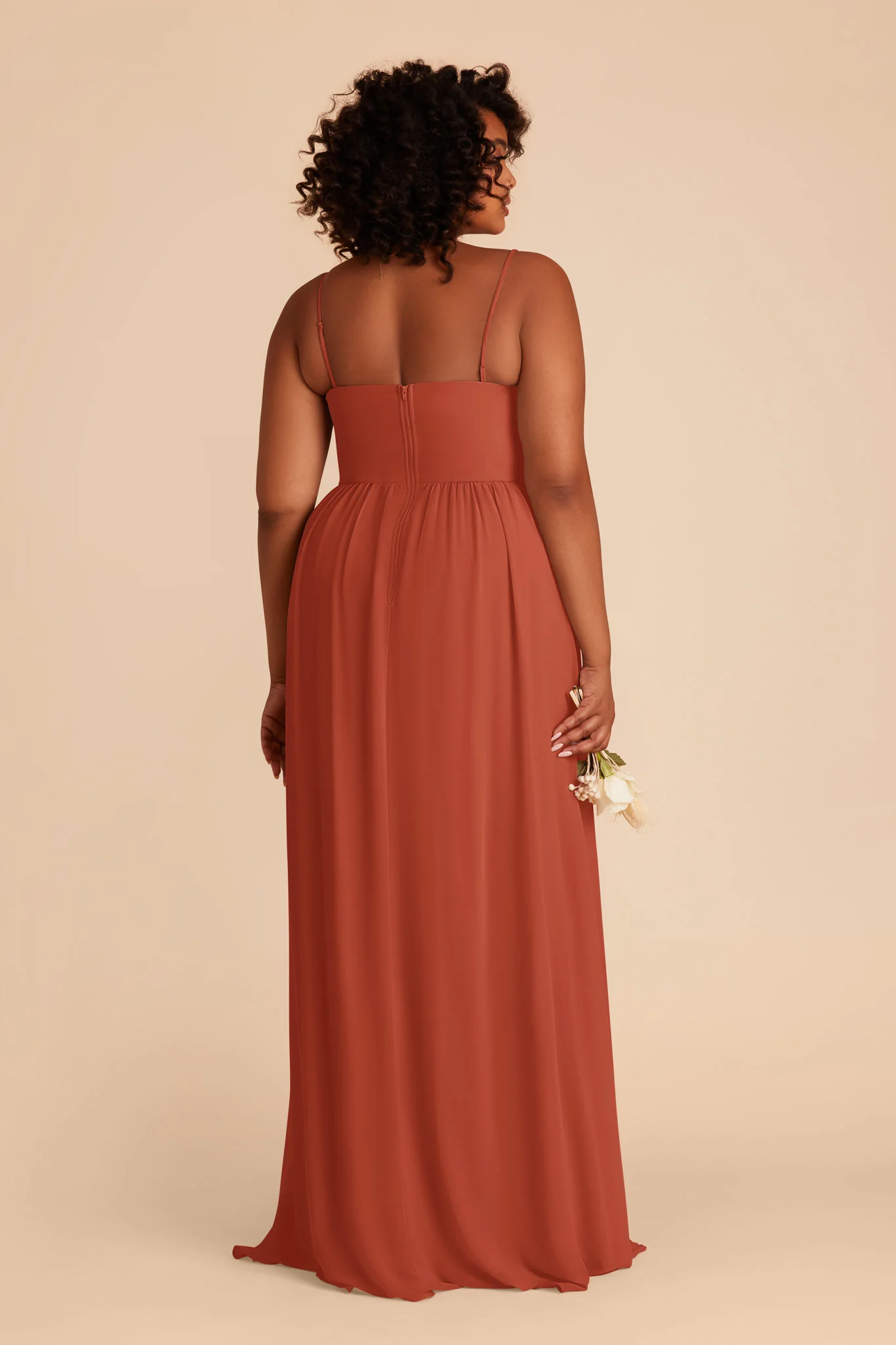 August Chiffon Dress - Auburn - Image 10