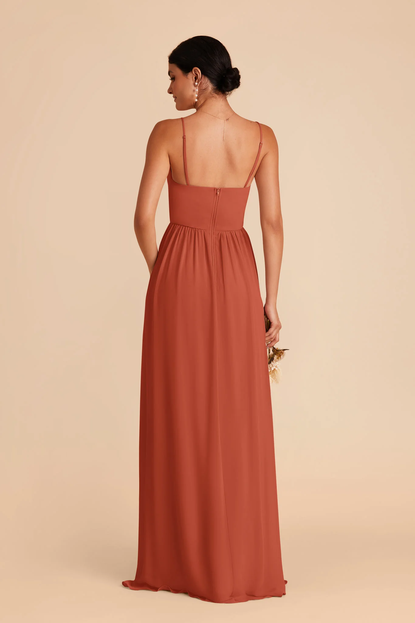 August Chiffon Dress - Auburn - Image 6