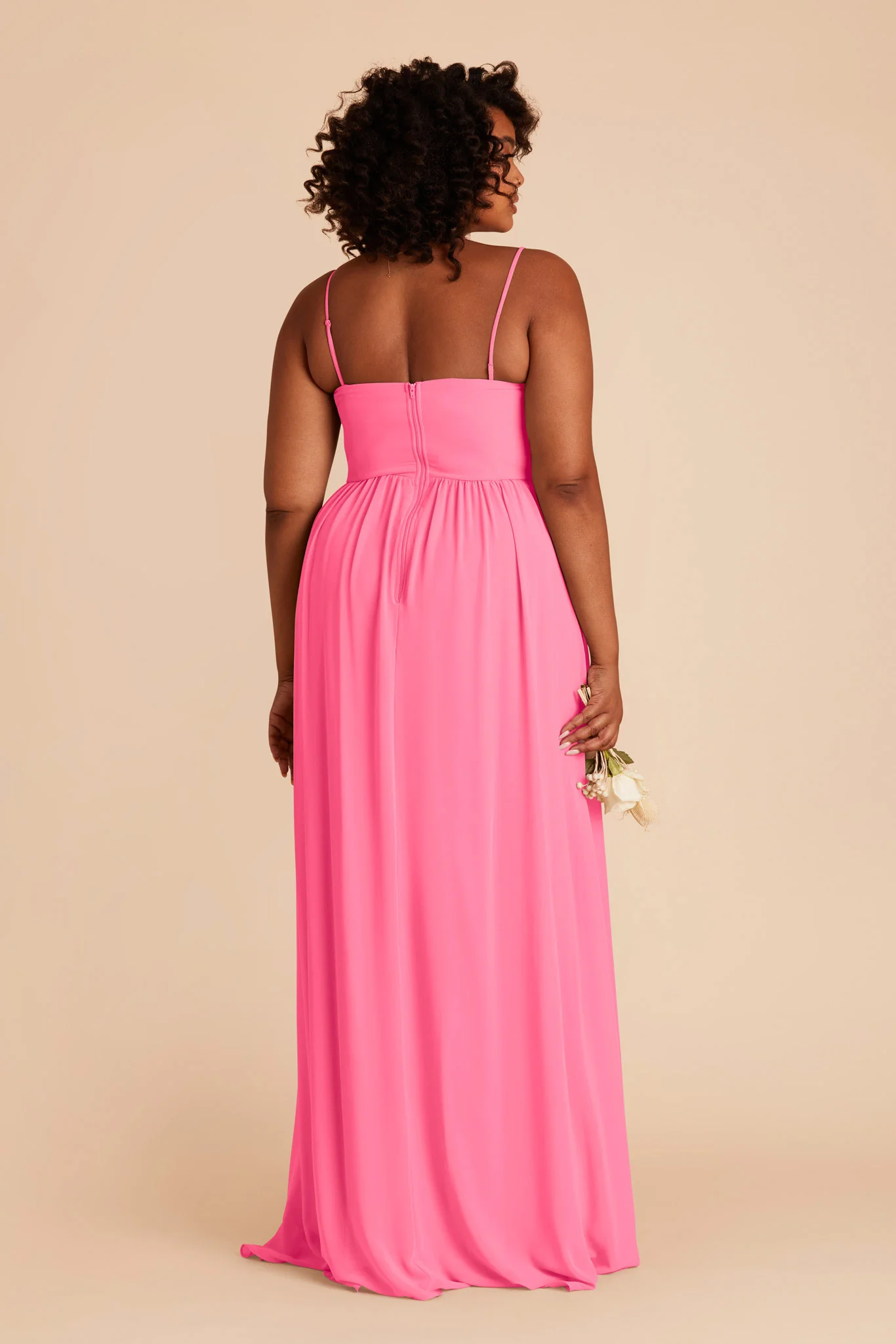 August Chiffon Dress - Bon Bon Pink - Image 10
