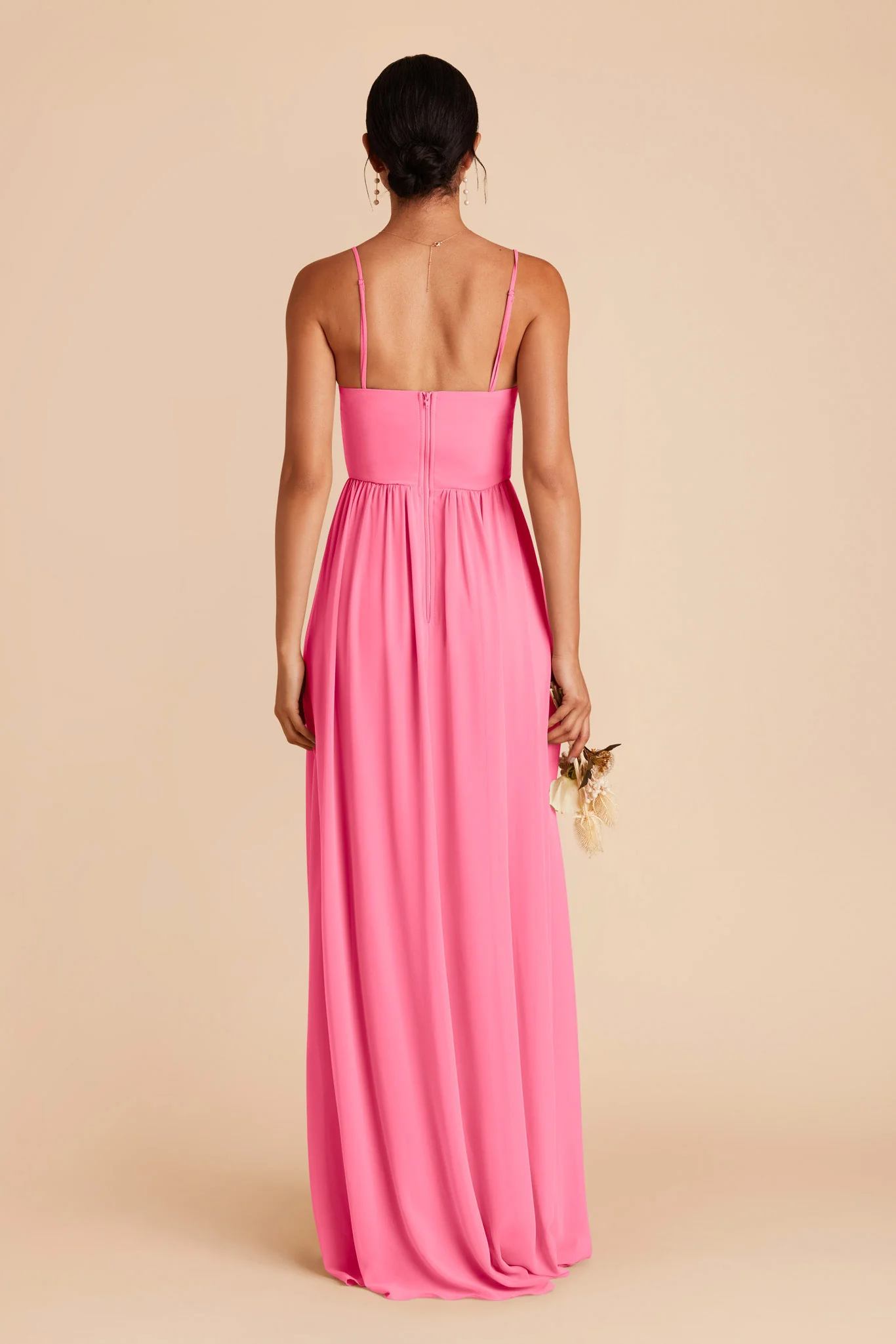 August Chiffon Dress - Bon Bon Pink - Image 7