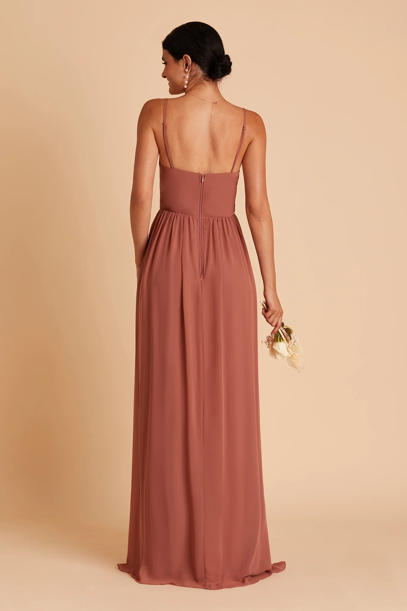 August Chiffon Dress - Desert Rose - Image 9