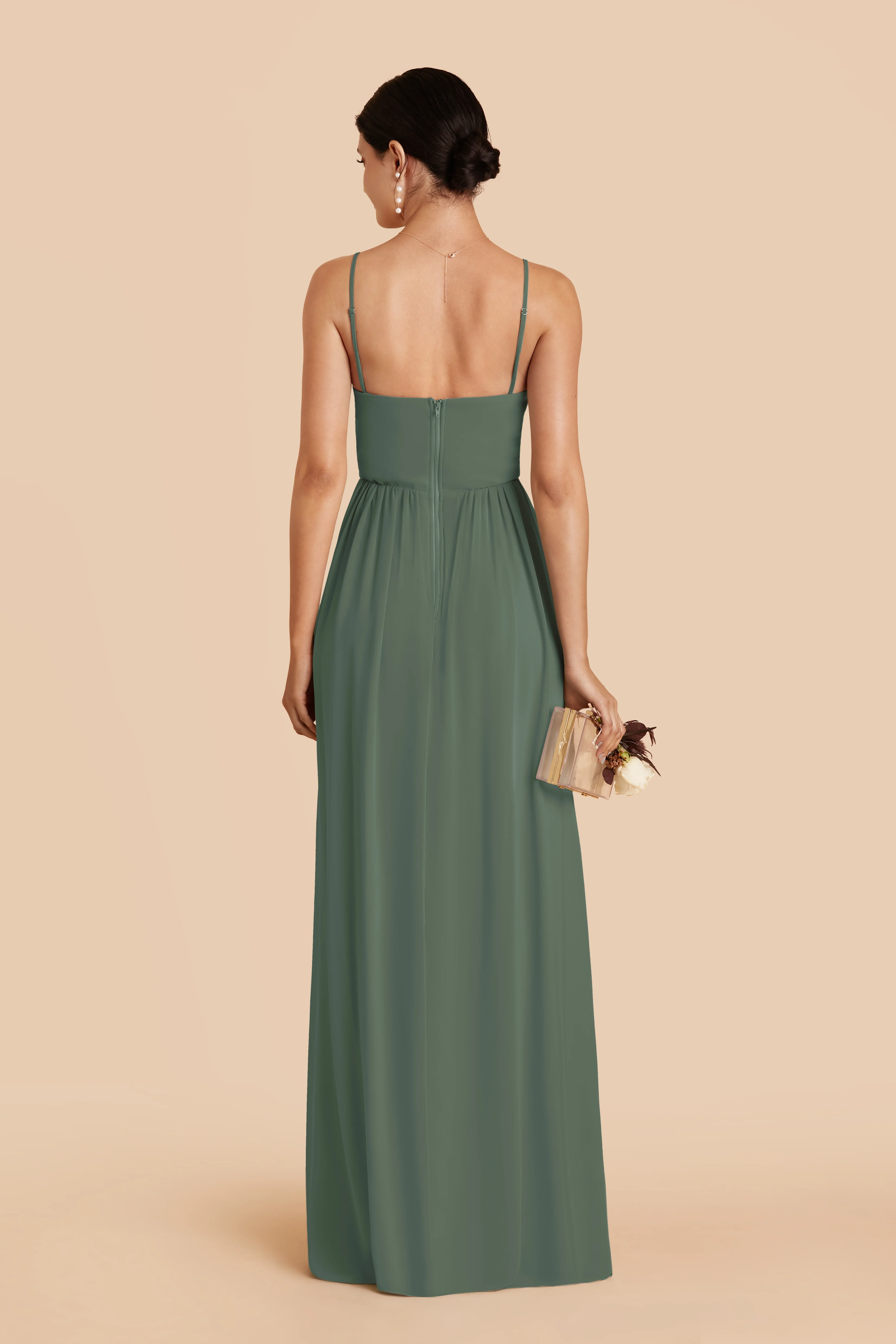 August Chiffon Dress - Eucalyptus - Image 5
