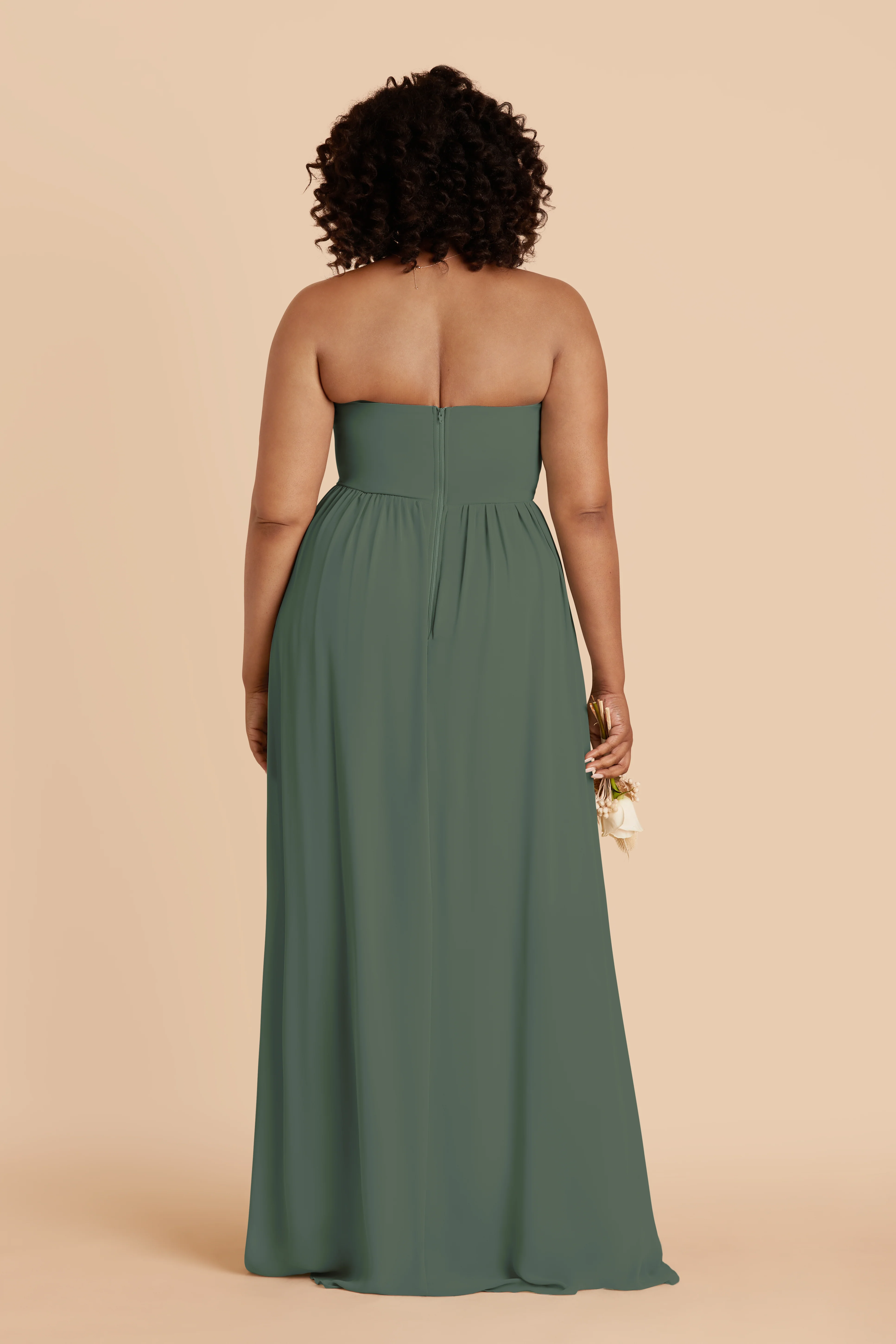 August Chiffon Dress - Eucalyptus - Image 7