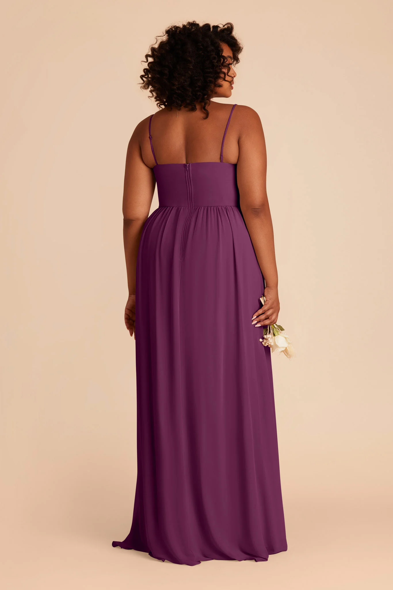 August Chiffon Dress - Fig - Image 10