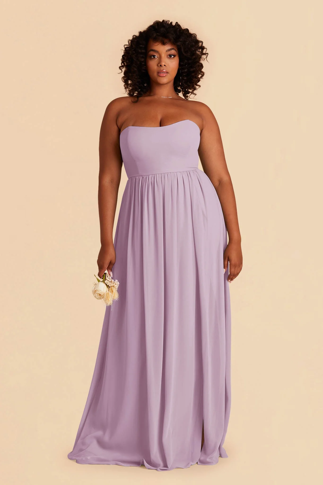 August Chiffon Dress - Lavender - Image 2