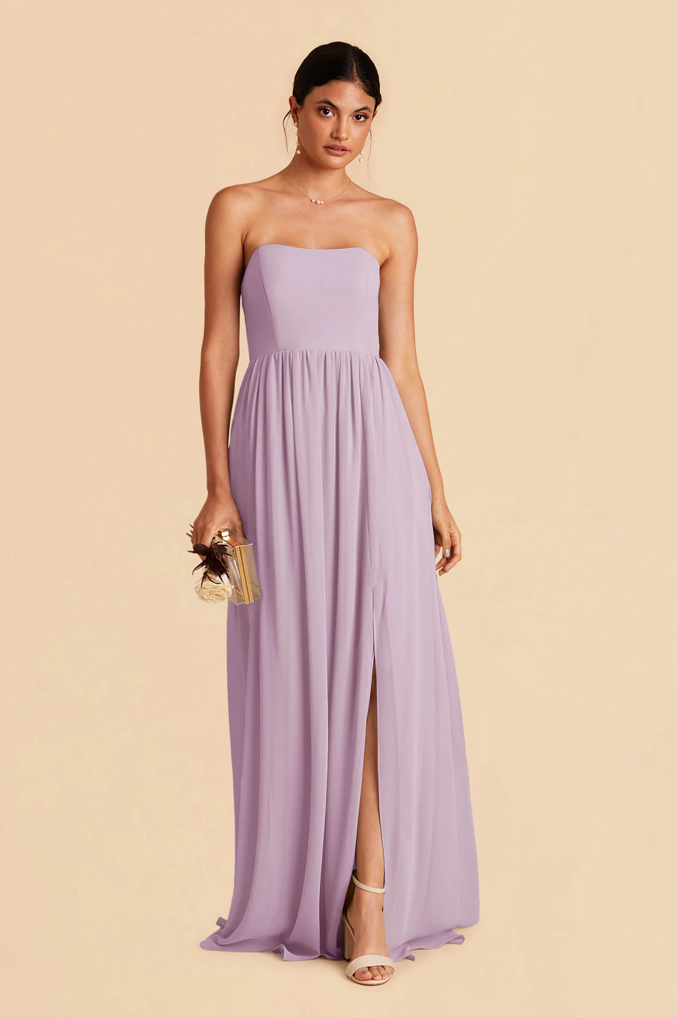 August Chiffon Dress - Lavender - Image 3