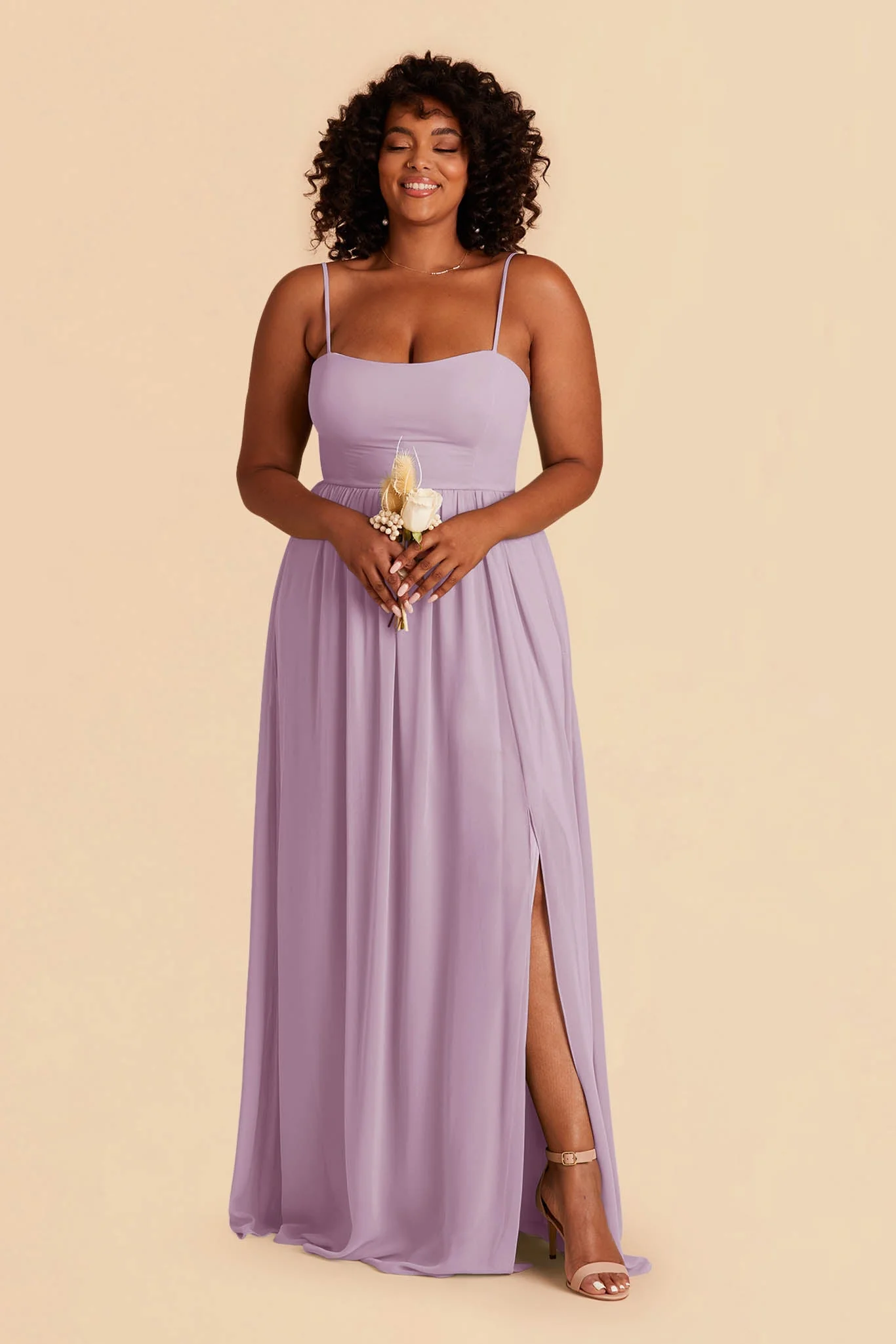 August Chiffon Dress - Lavender - Image 7