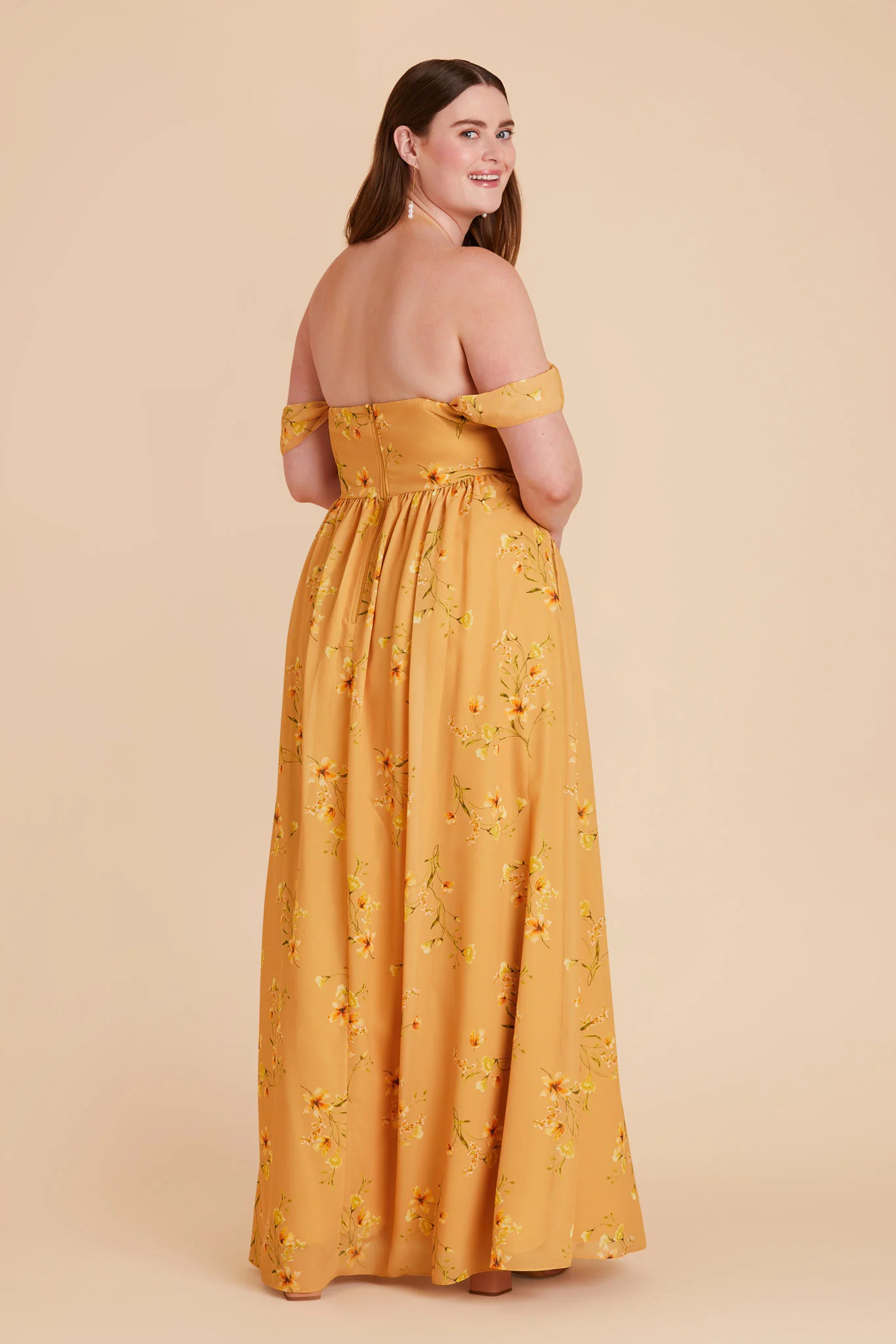 August Chiffon Dress - Marigold Le Fleur - Image 12
