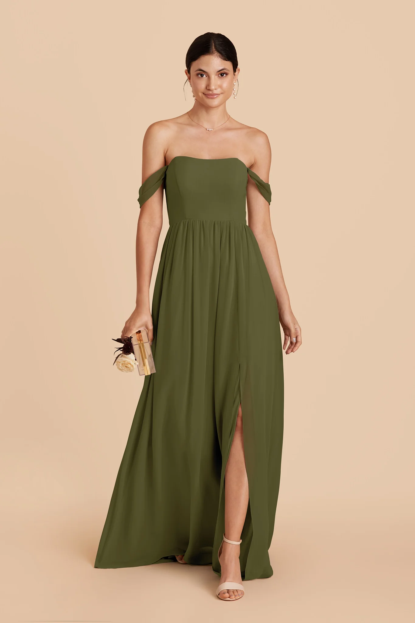 August Chiffon Dress - Martini - Image 3