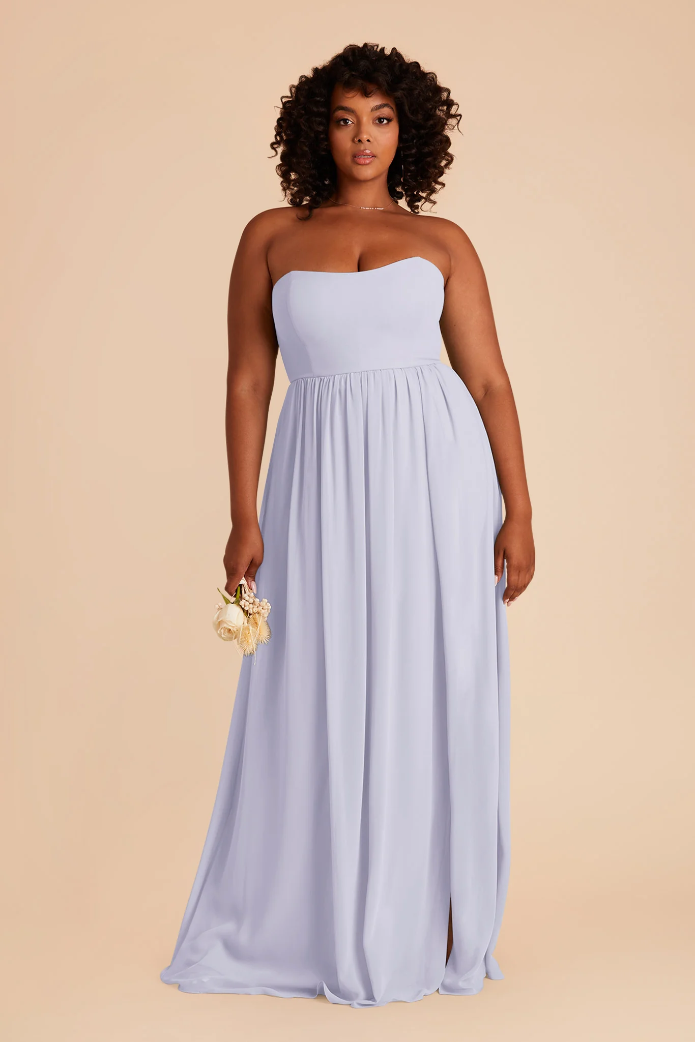 August Chiffon Dress - Periwinkle Blue - Image 6