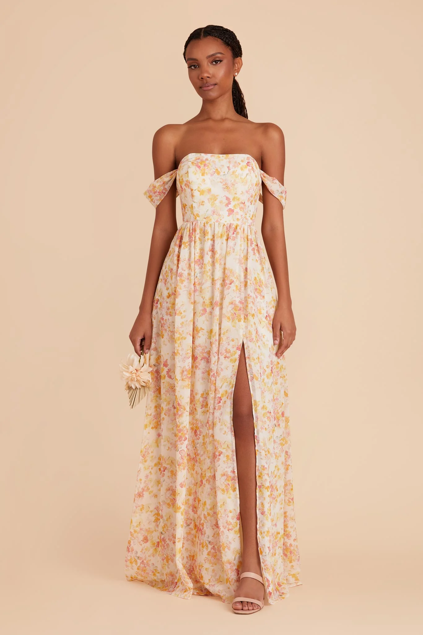August Chiffon Dress - Pressed Floral - Image 2