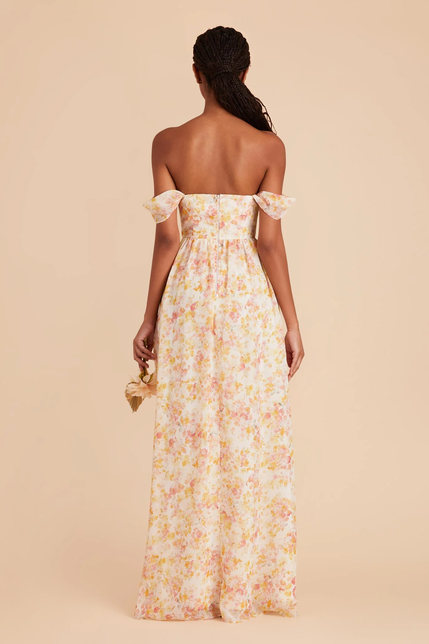 August Chiffon Dress - Pressed Floral - Image 6