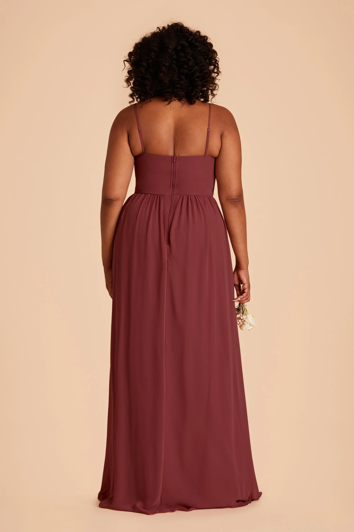 August Chiffon Dress - Rosewood - Image 13