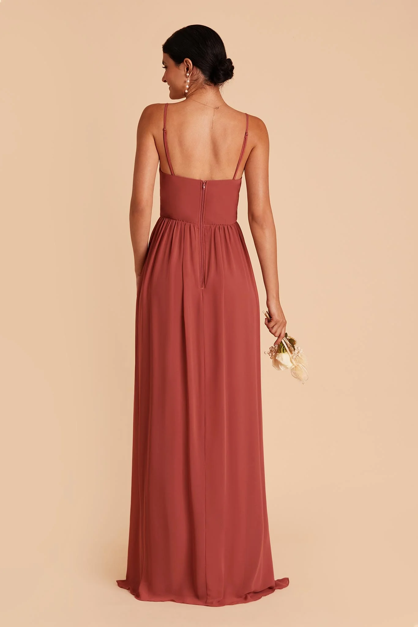 August Chiffon Dress - Spice - Image 5