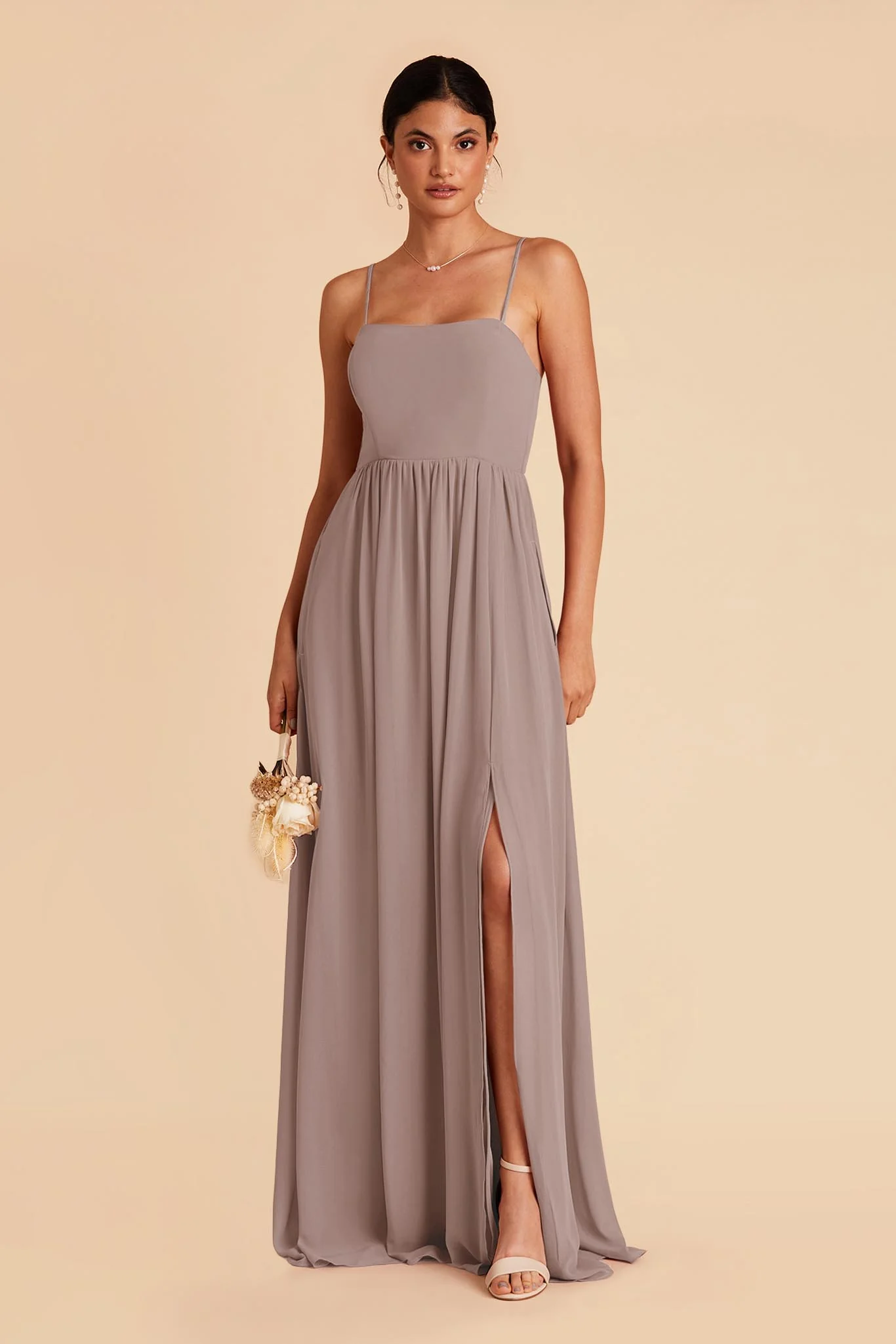 August Chiffon Dress - Toffee - Image 4