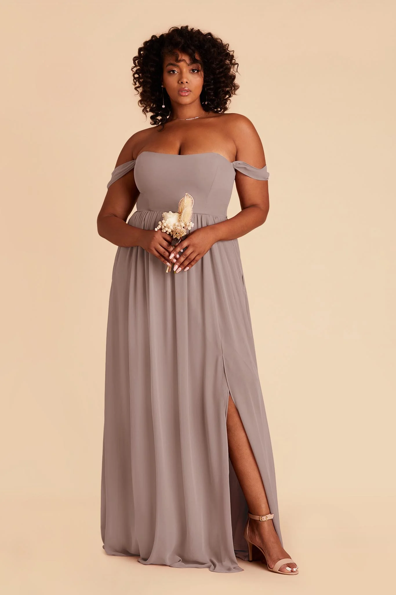 August Chiffon Dress - Toffee - Image 6