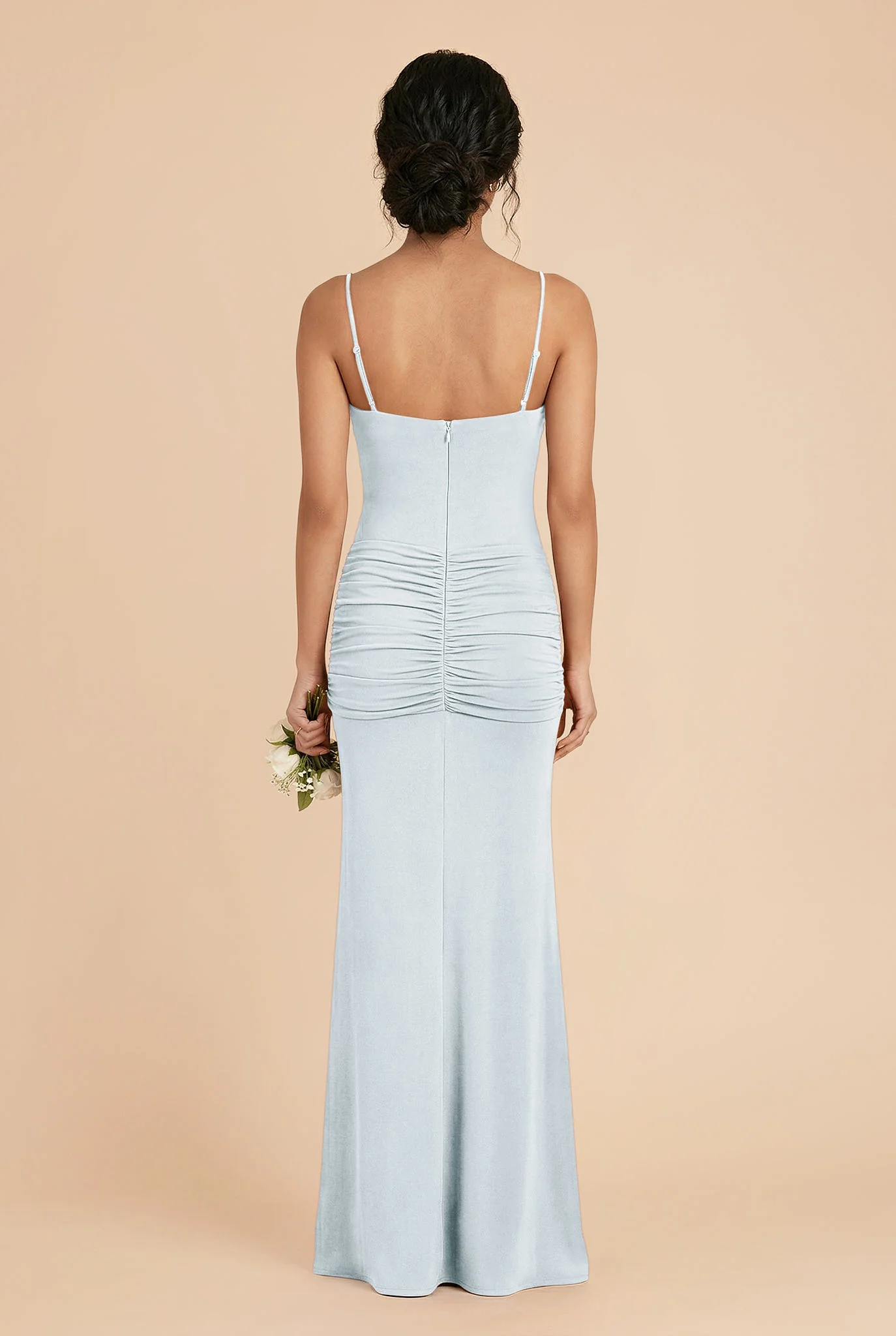Bella Luxe Stretch Knit Dress - Mist Blue - Image 6