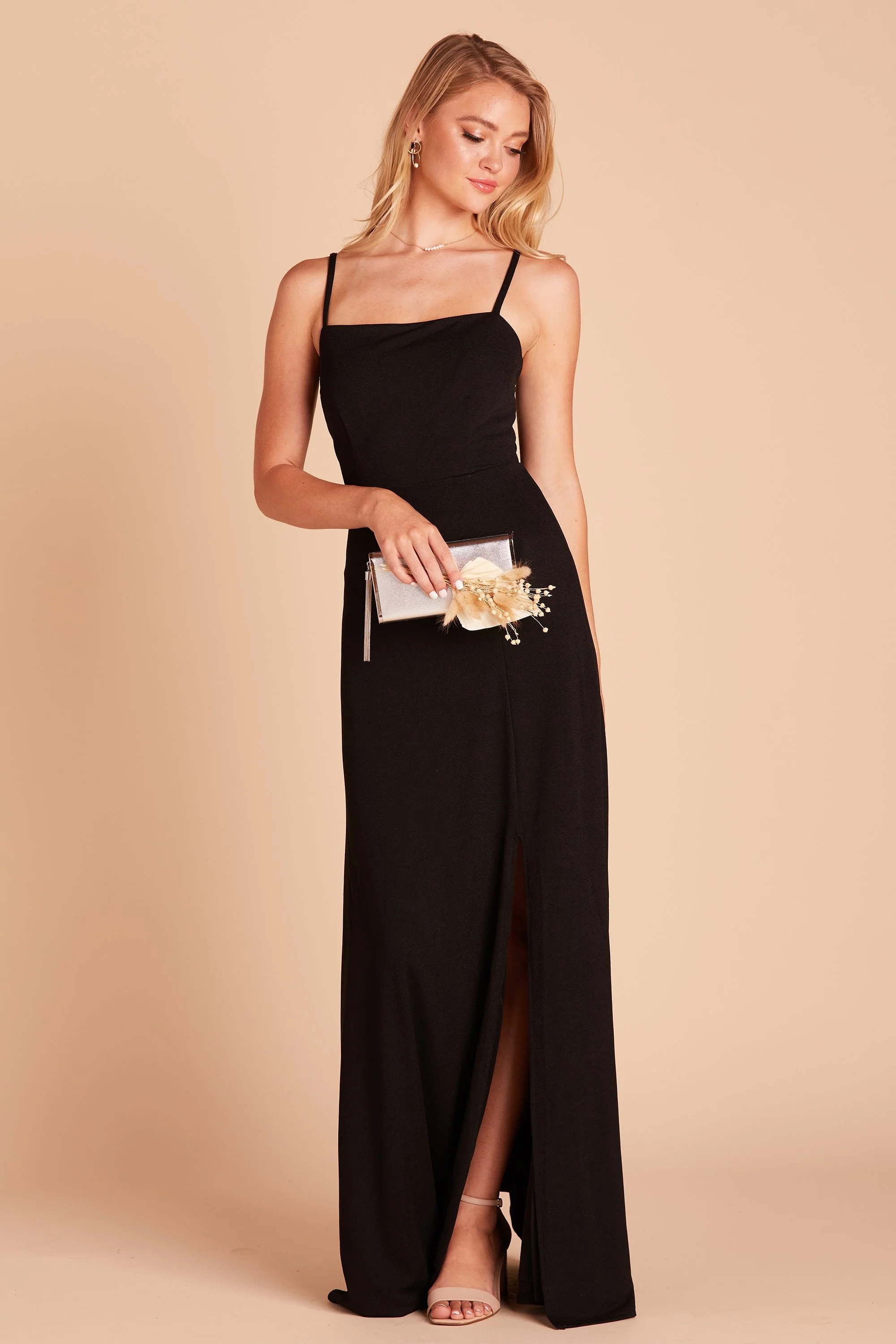 Benny Crepe Dress - Black - Image 5
