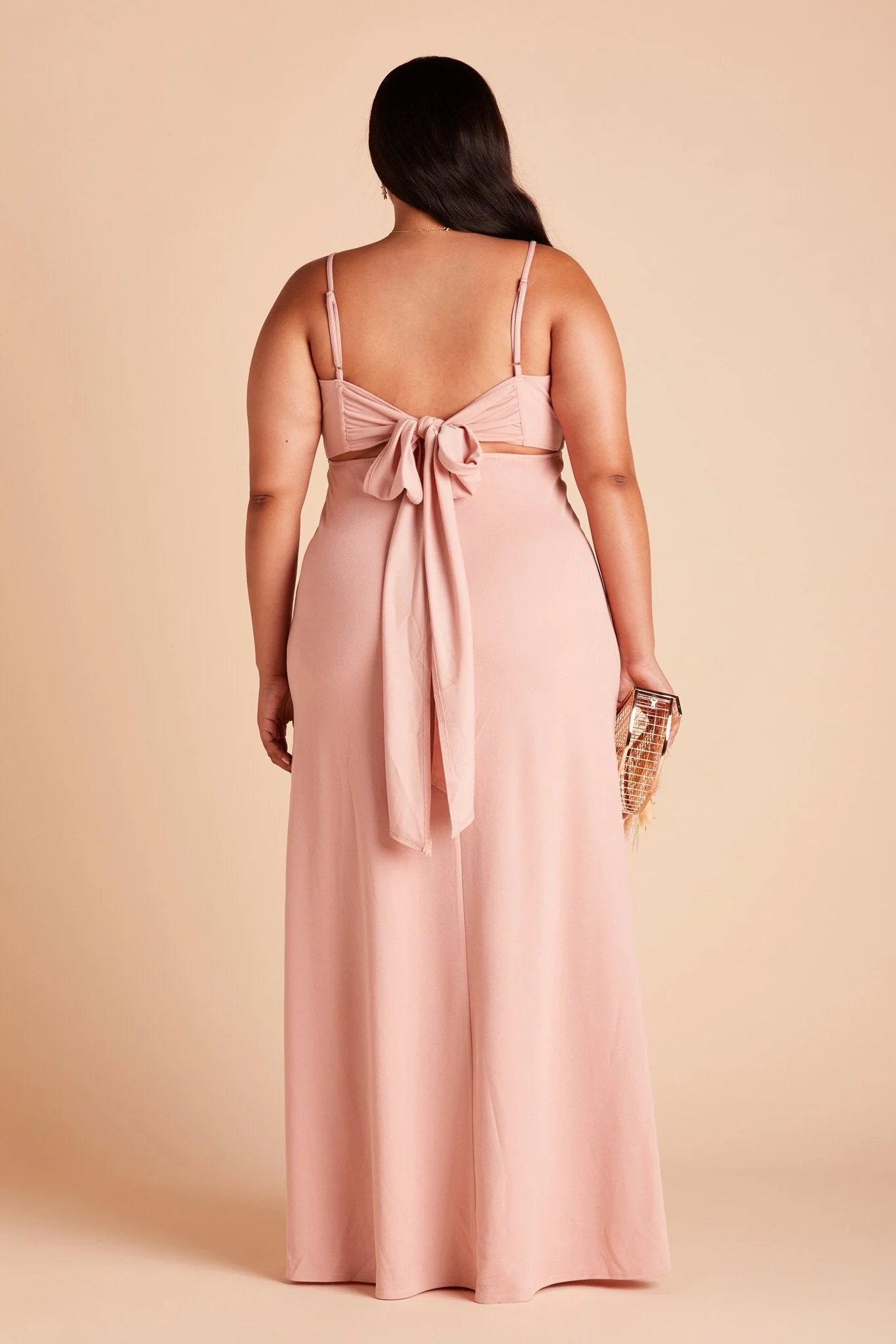 Benny Crepe Dress - Dusty Rose - Image 13