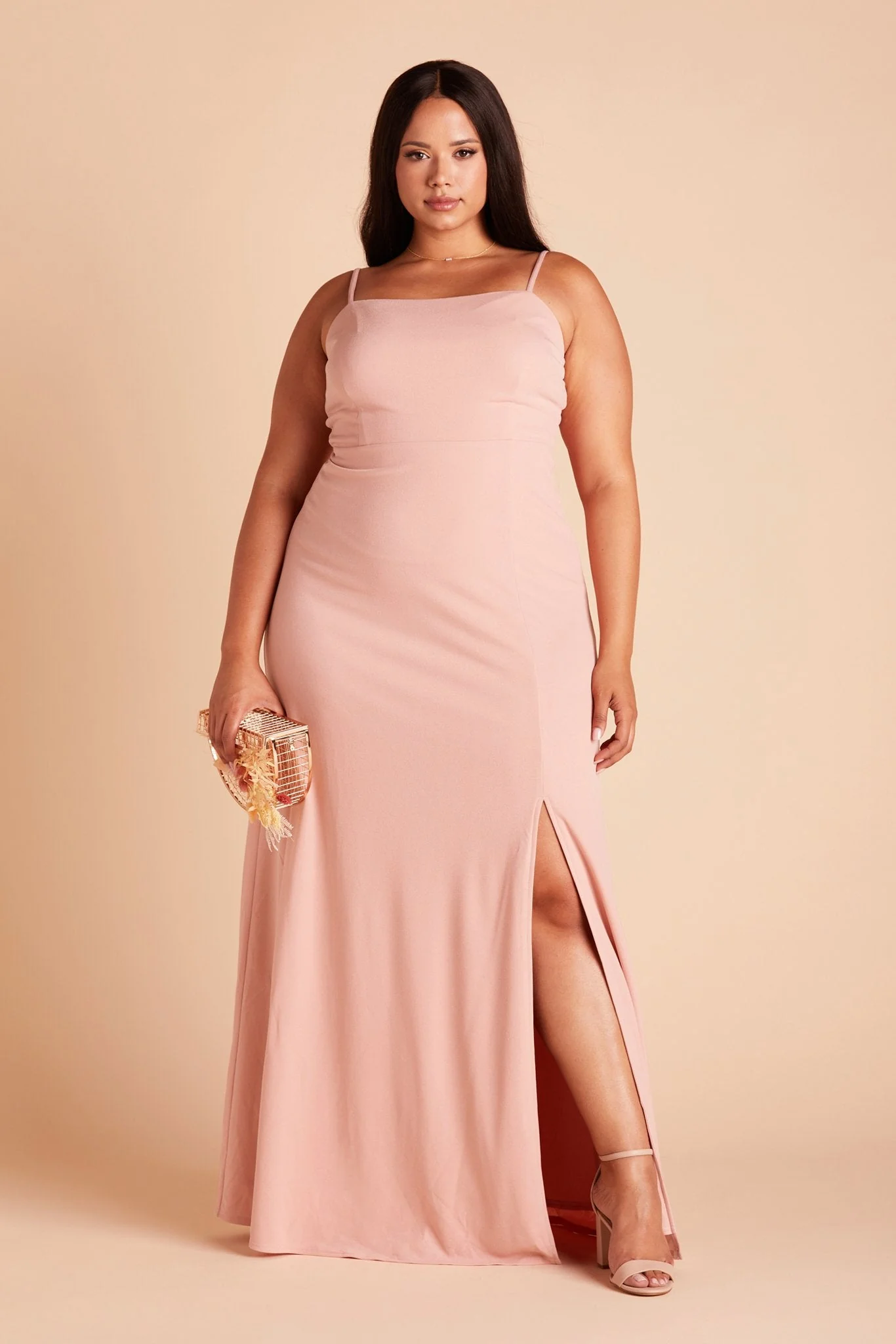 Benny Crepe Dress - Dusty Rose - Image 2