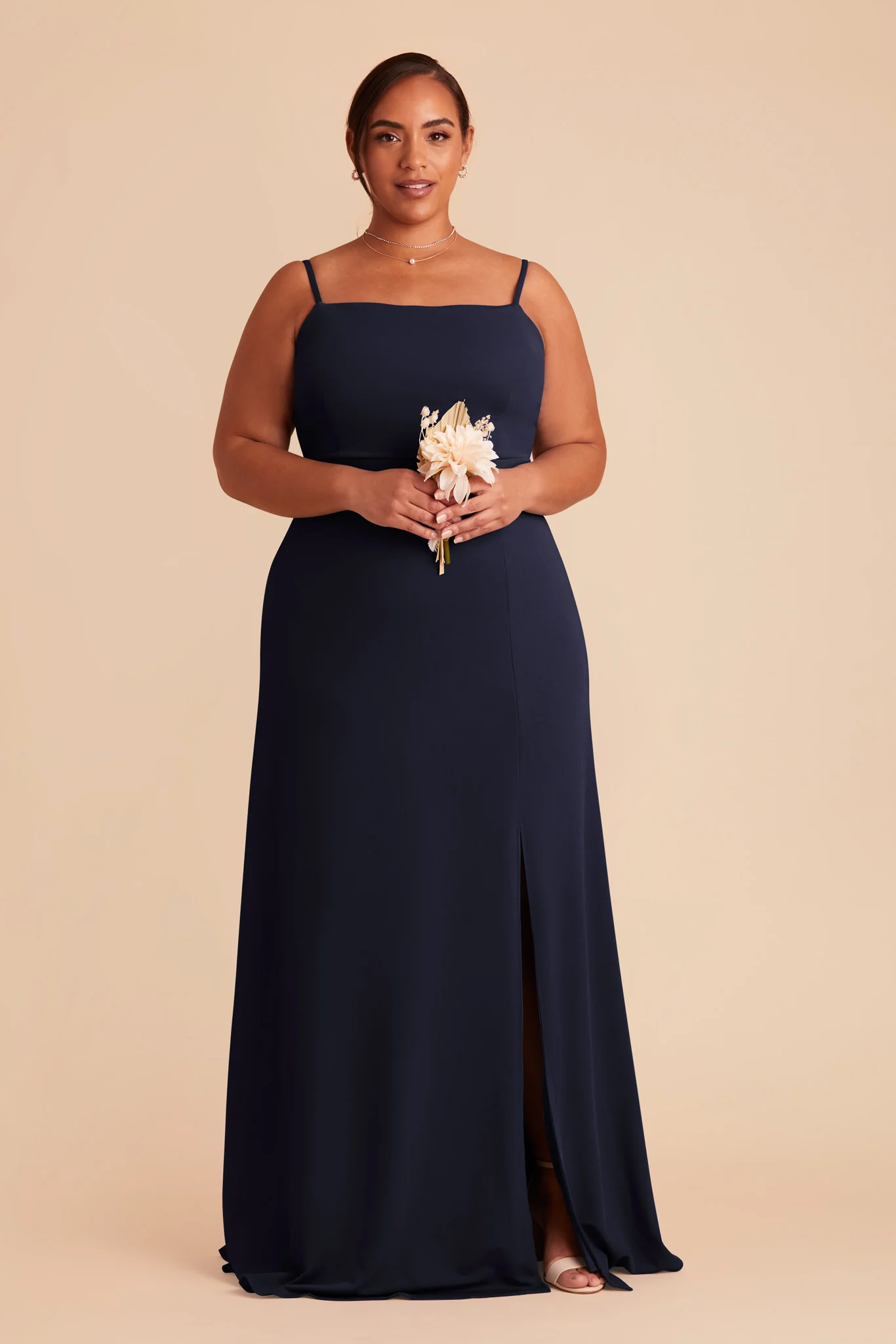 Benny Crepe Dress - Navy - Image 2