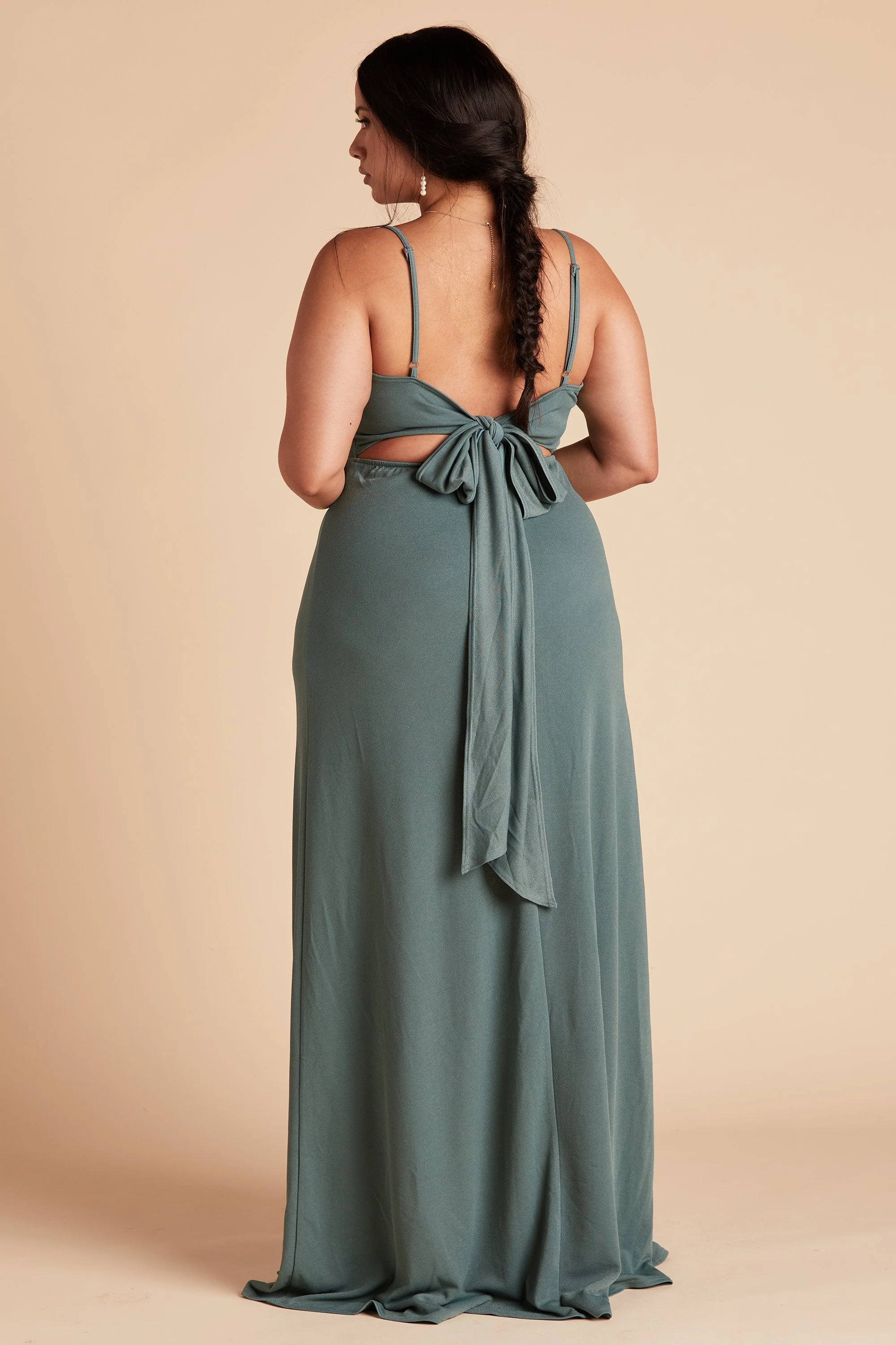 Benny Crepe Dress - Sea Glass - Image 11