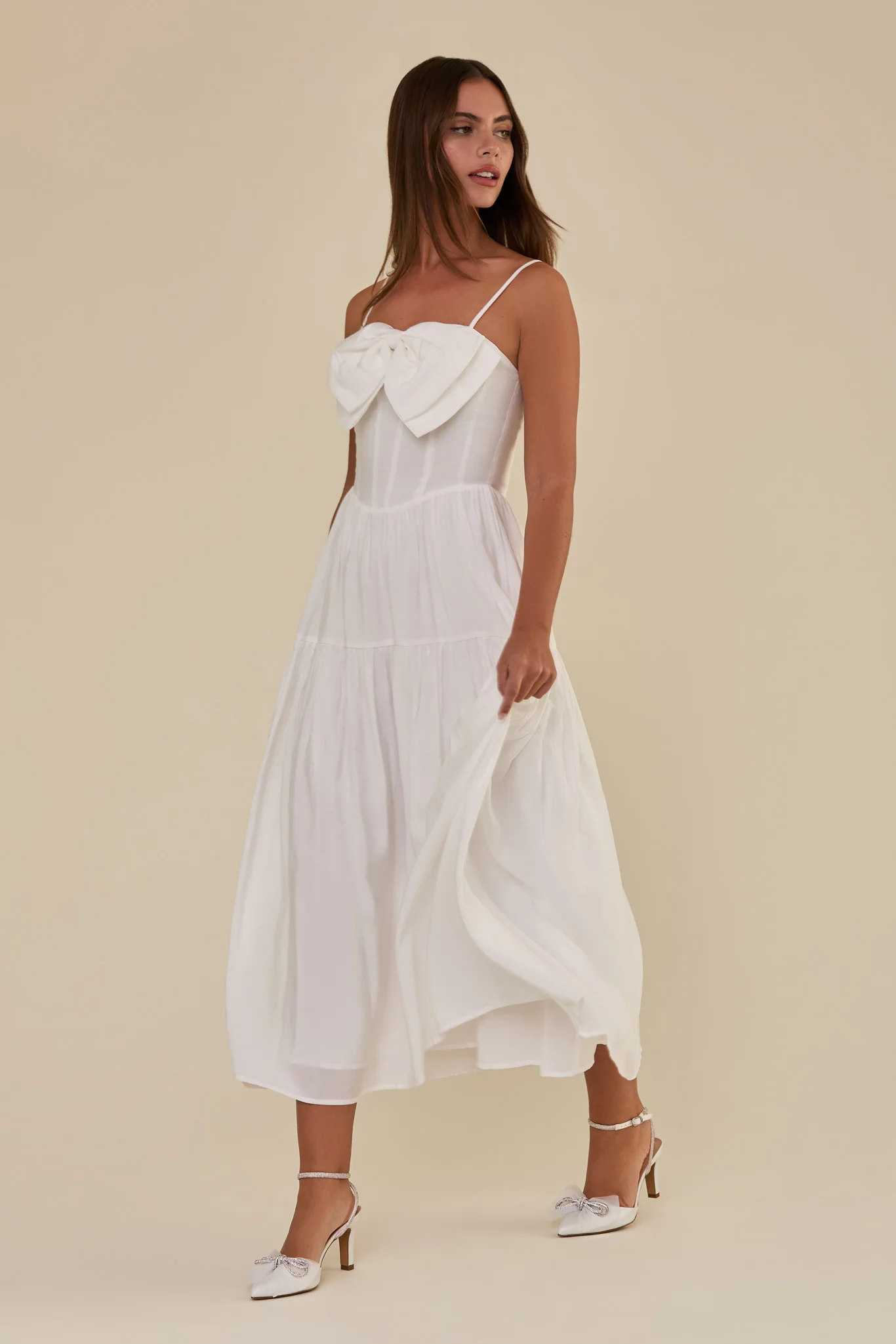 Bethany Dress - White - Image 2
