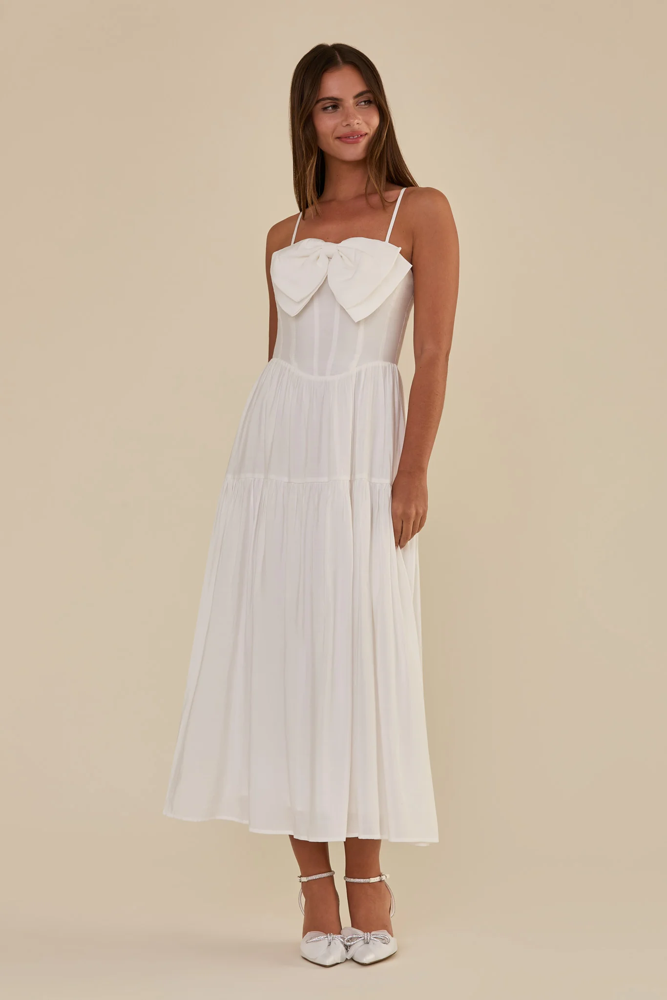 Bethany Dress - White - Image 3