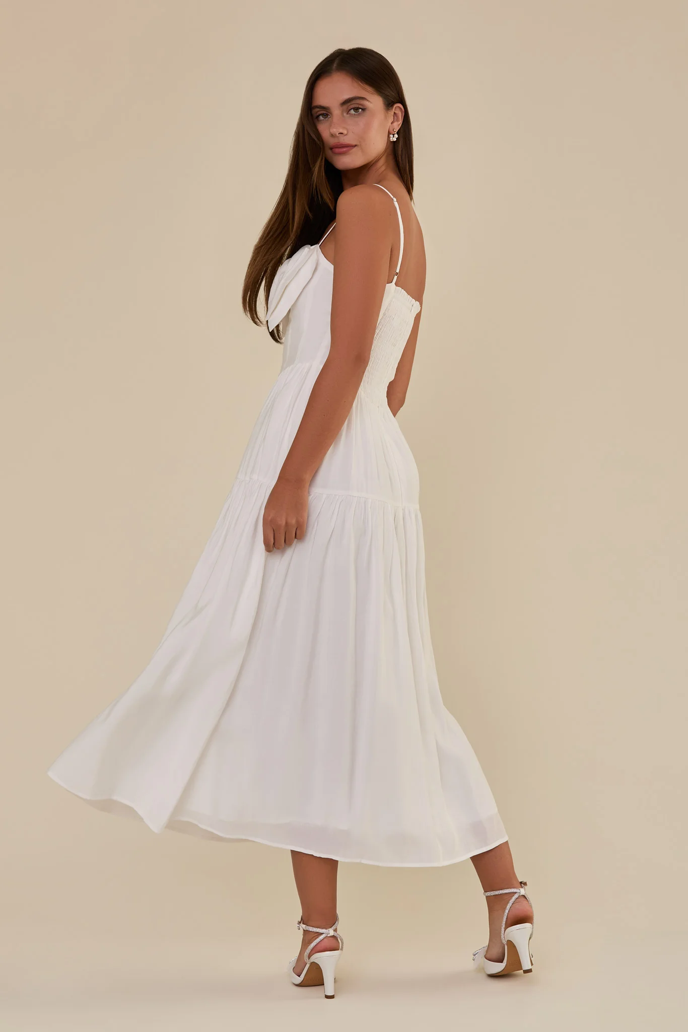 Bethany Dress - White - Image 4