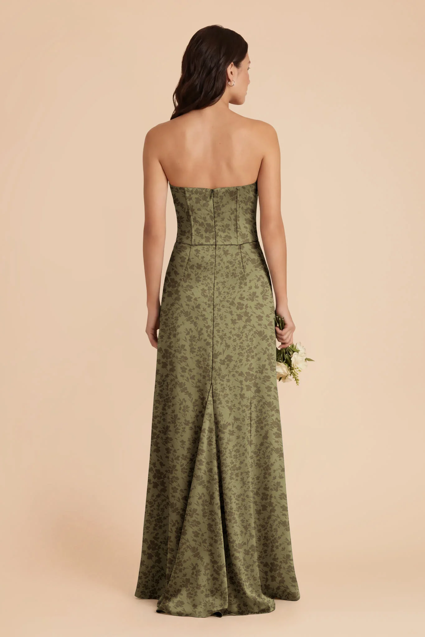 Billie Matte Satin Dress - Bright Martini Dreamy Floral - Image 3