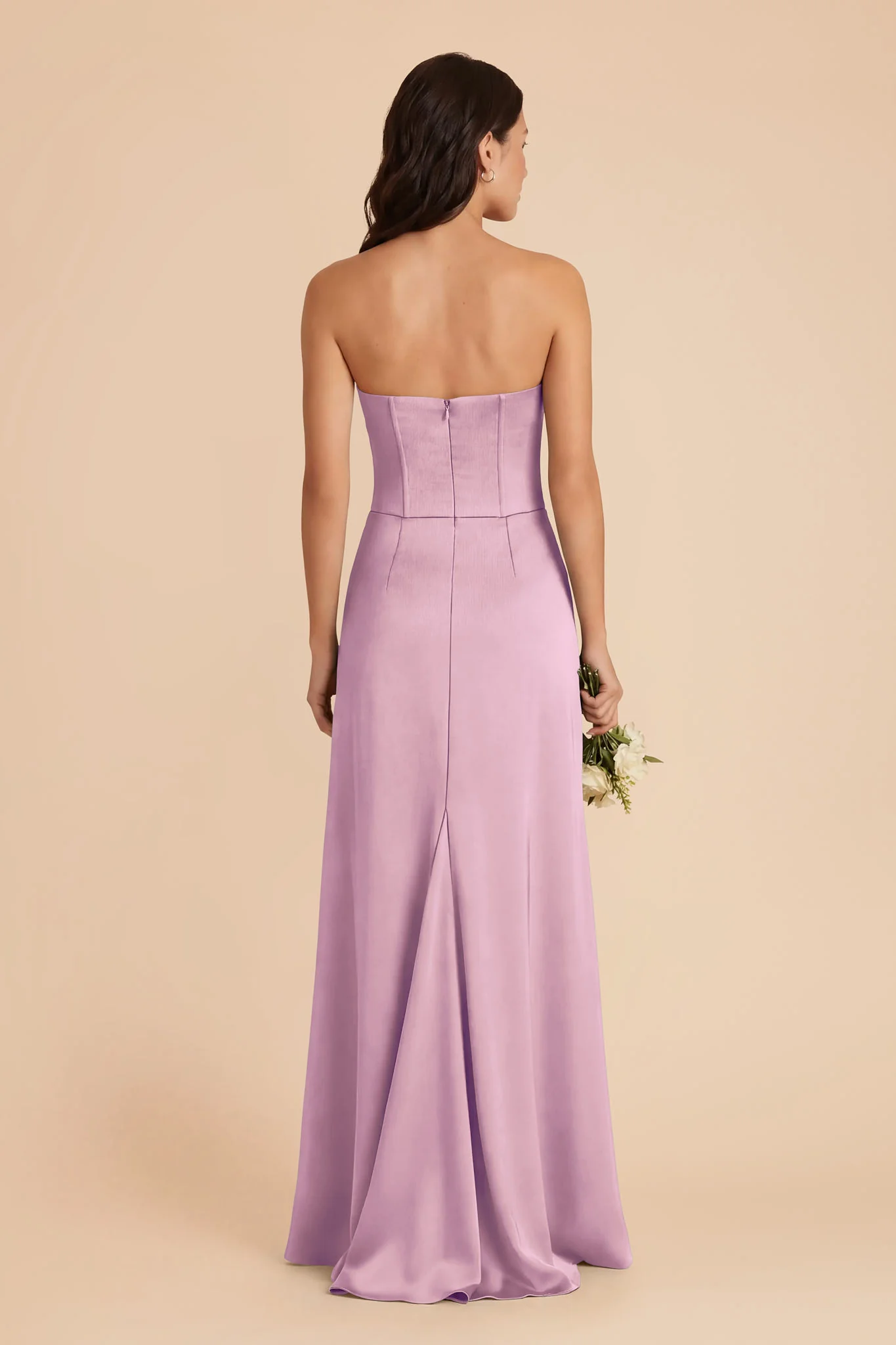 Billie Matte Satin Dress - Orchid - Image 4