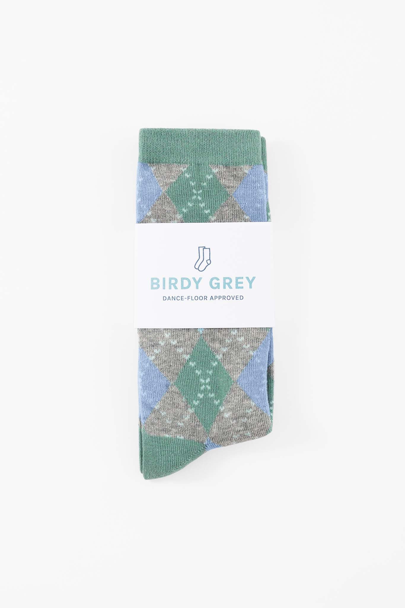 Groomsmen Socks - Blue Argyle - Image 2