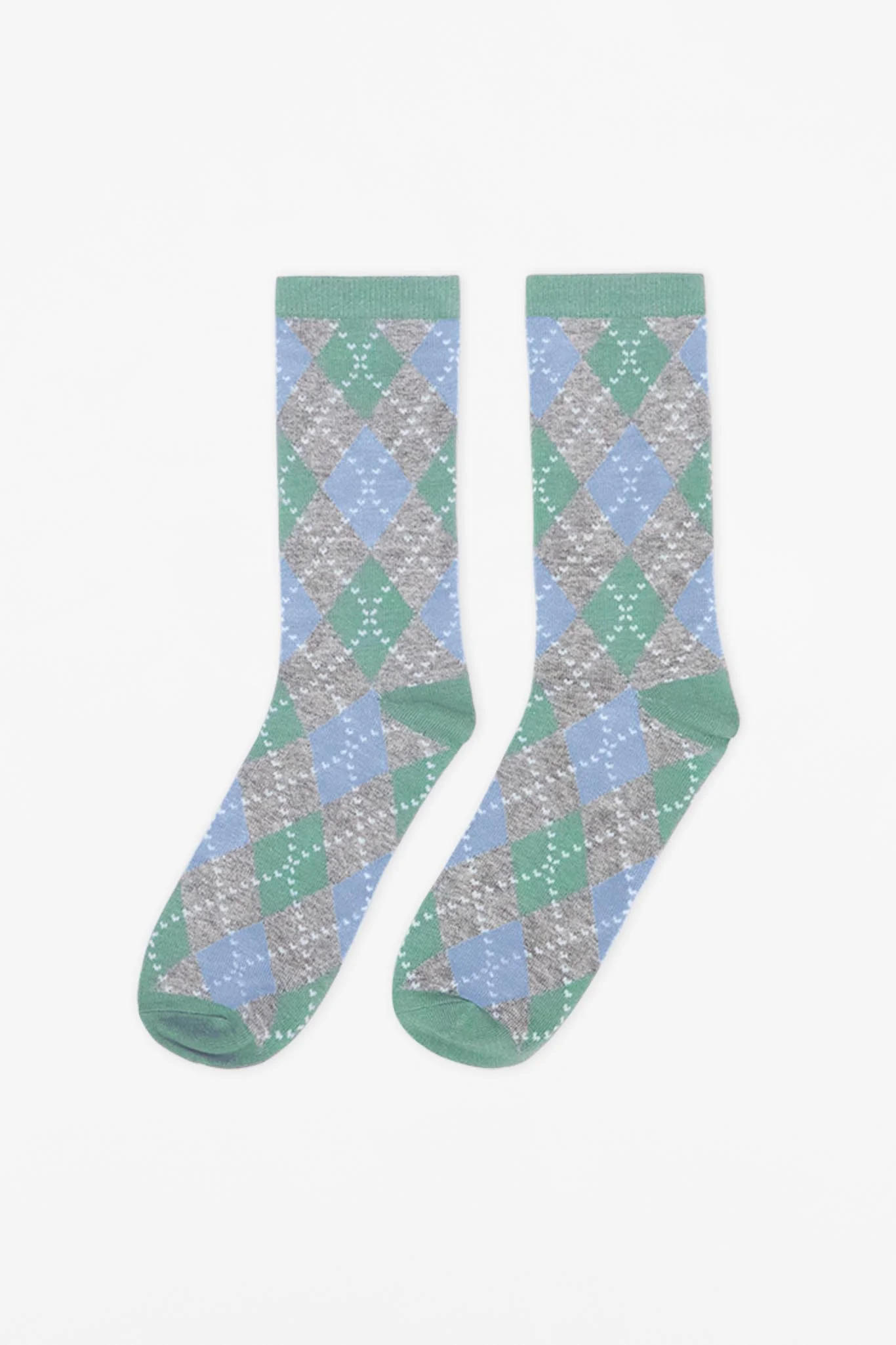 Groomsmen Socks - Blue Argyle - Image 3