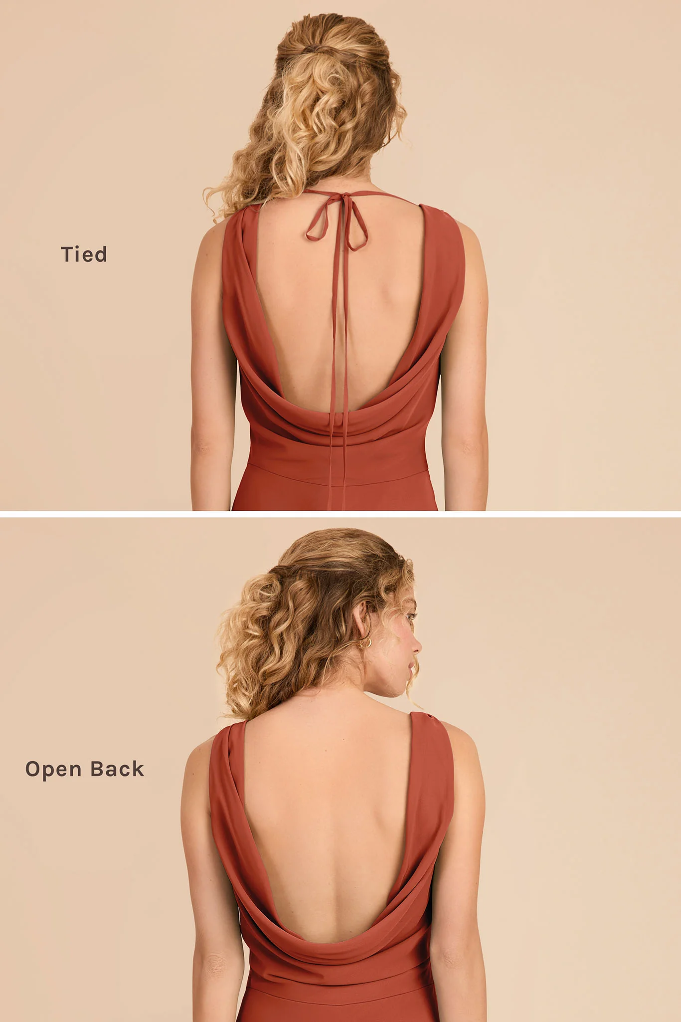 Bonnie Chiffon Dress - Auburn - Image 4
