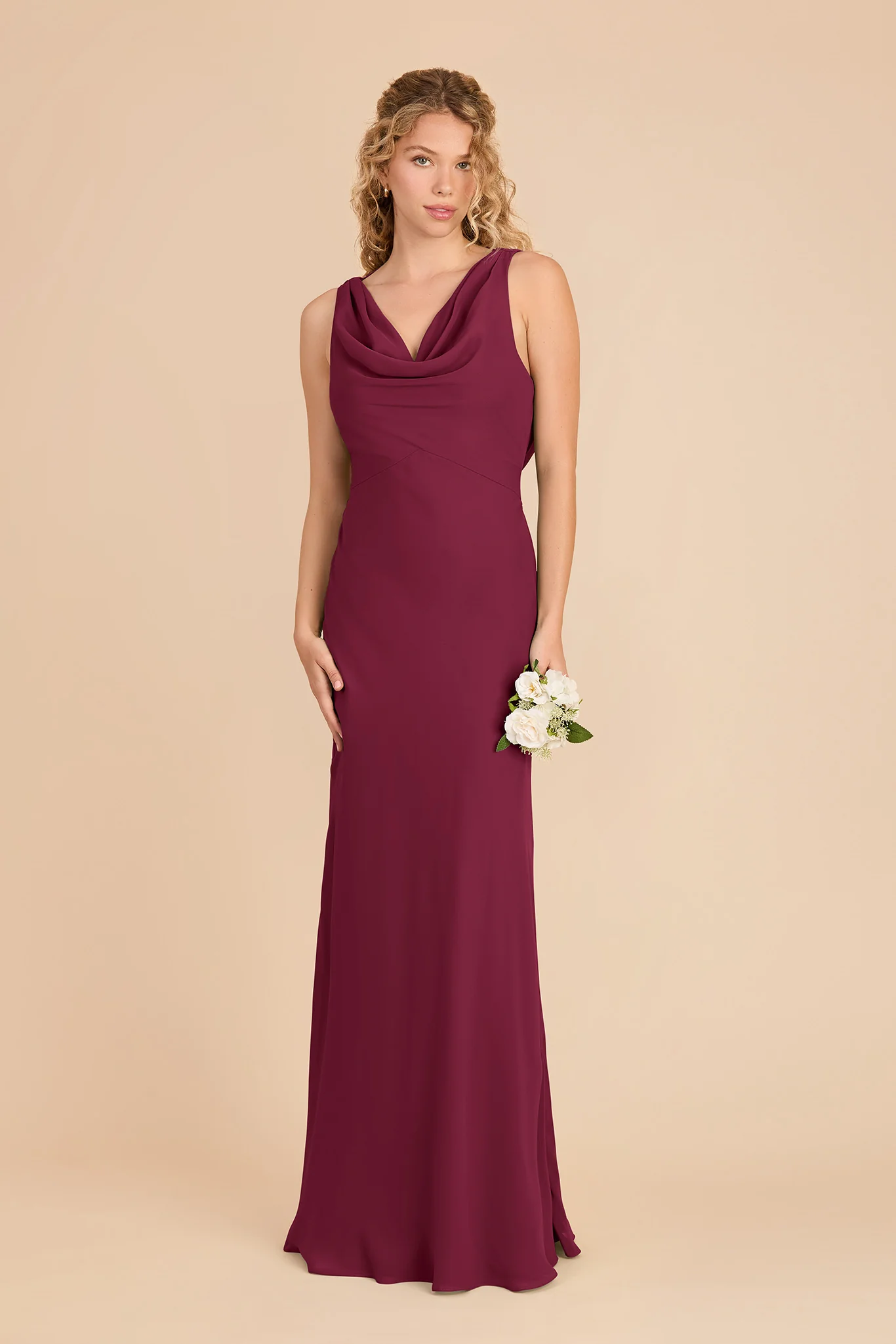 Bonnie Chiffon Dress - Berry