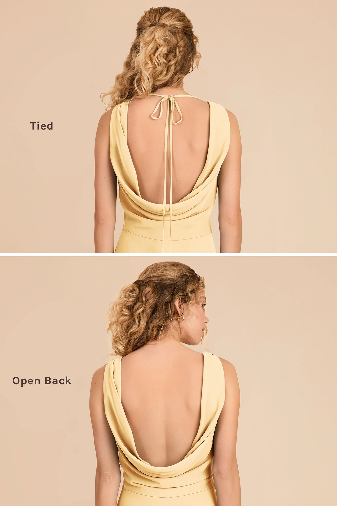 Bonnie Chiffon Dress - Butter - Image 4