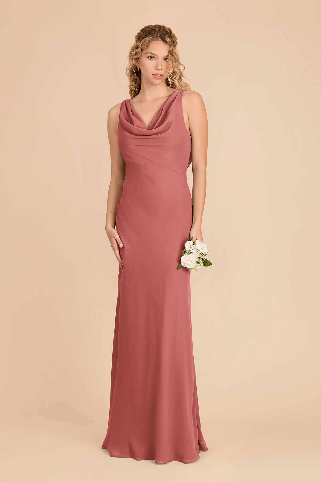 Bonnie Chiffon Dress - Mulberry
