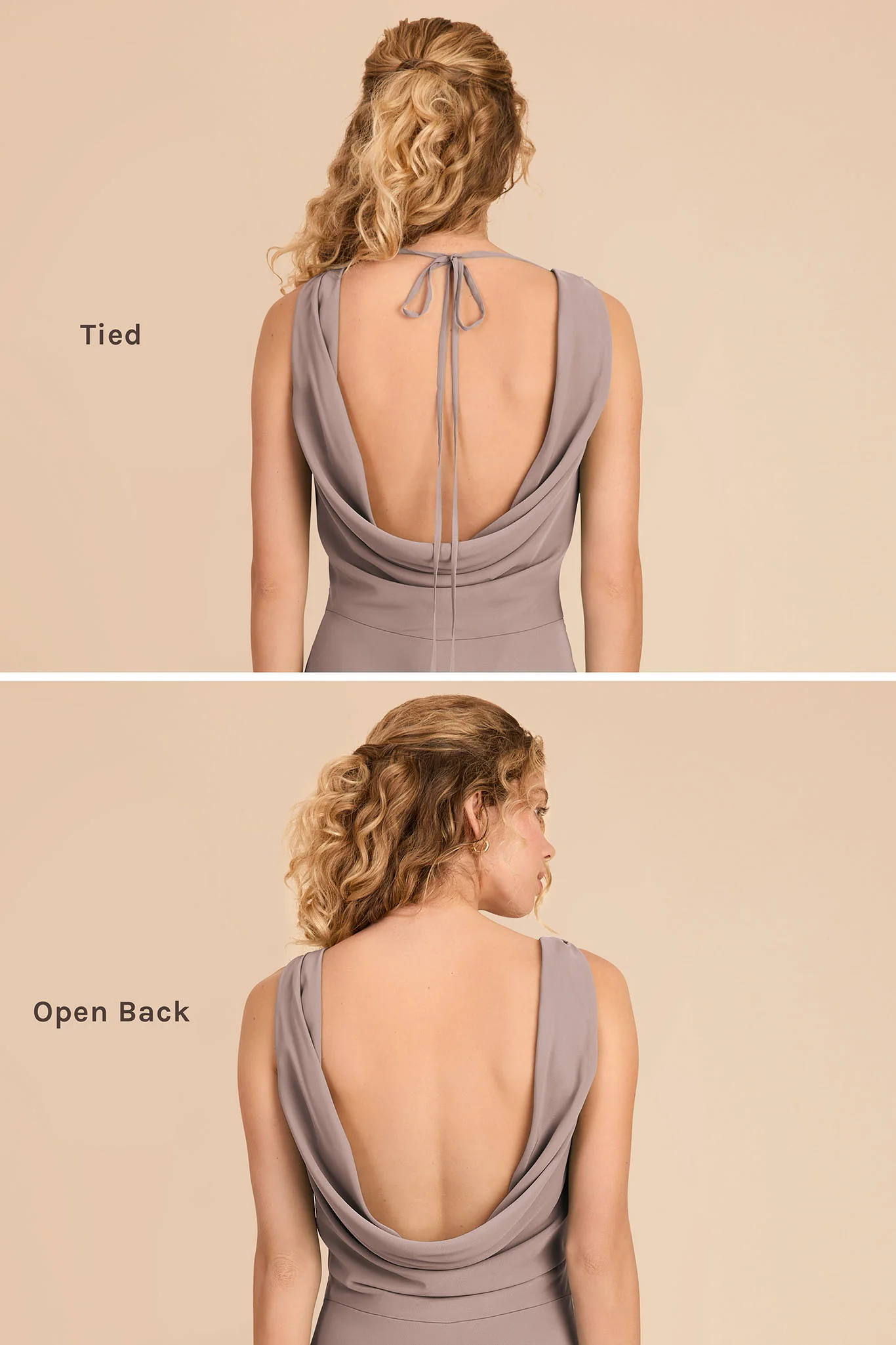 Bonnie Chiffon Dress - Toffee - Image 4