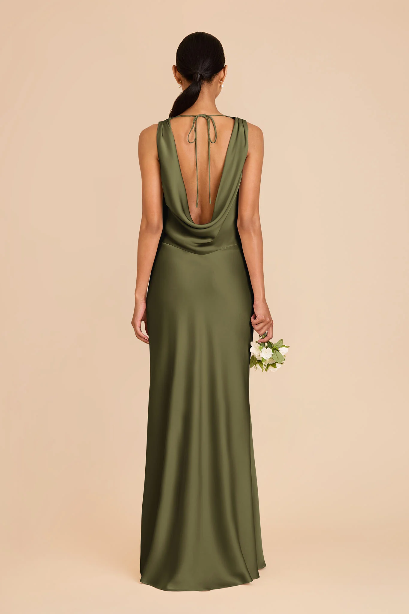 Bonnie Matte Satin Dress - Martini - Image 5