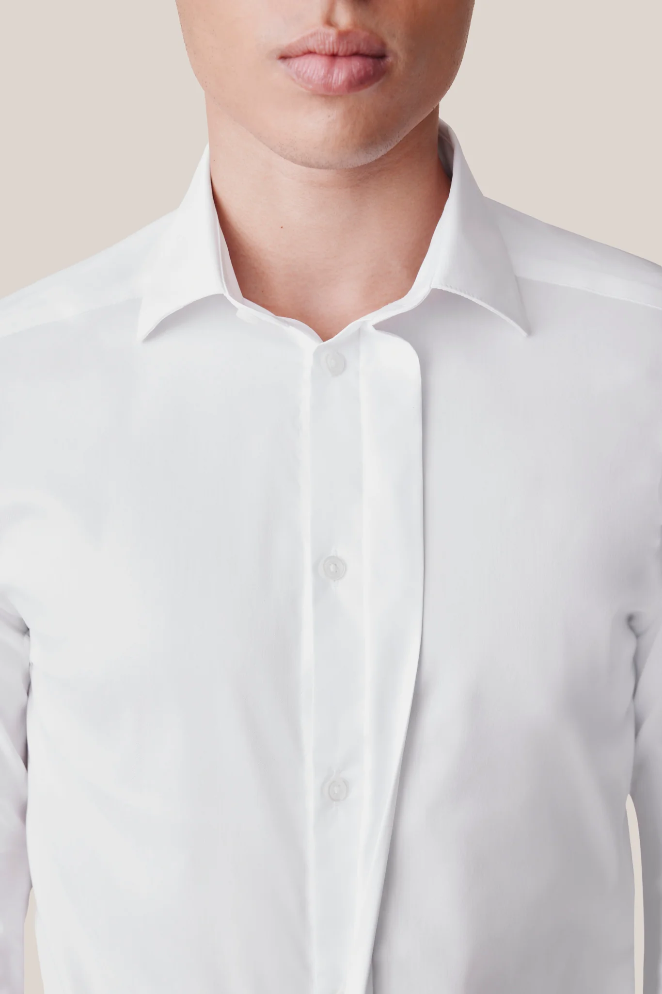 Brian Tuxedo Shirt - White - Image 7