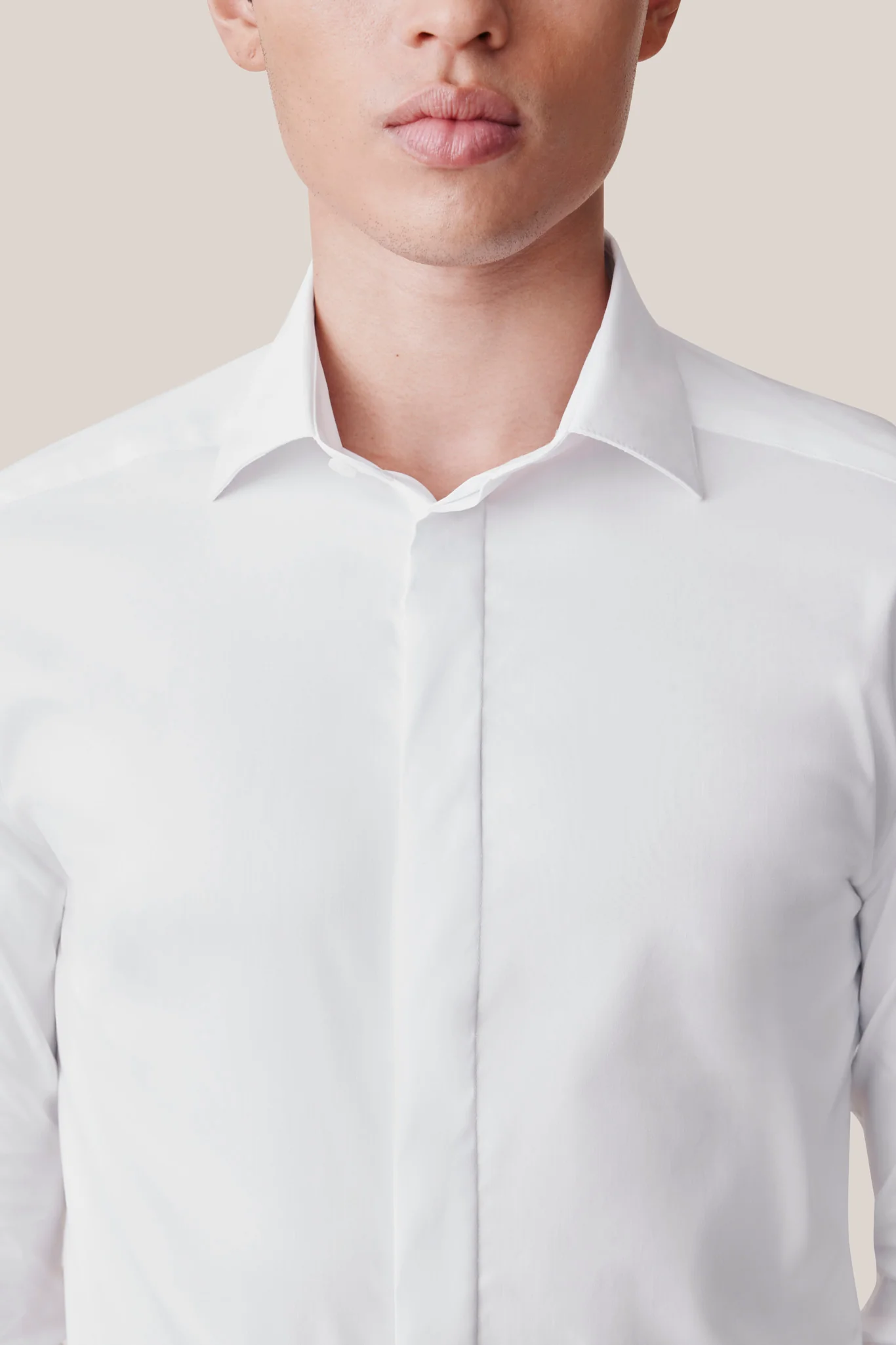 Brian Tuxedo Shirt - White - Image 8