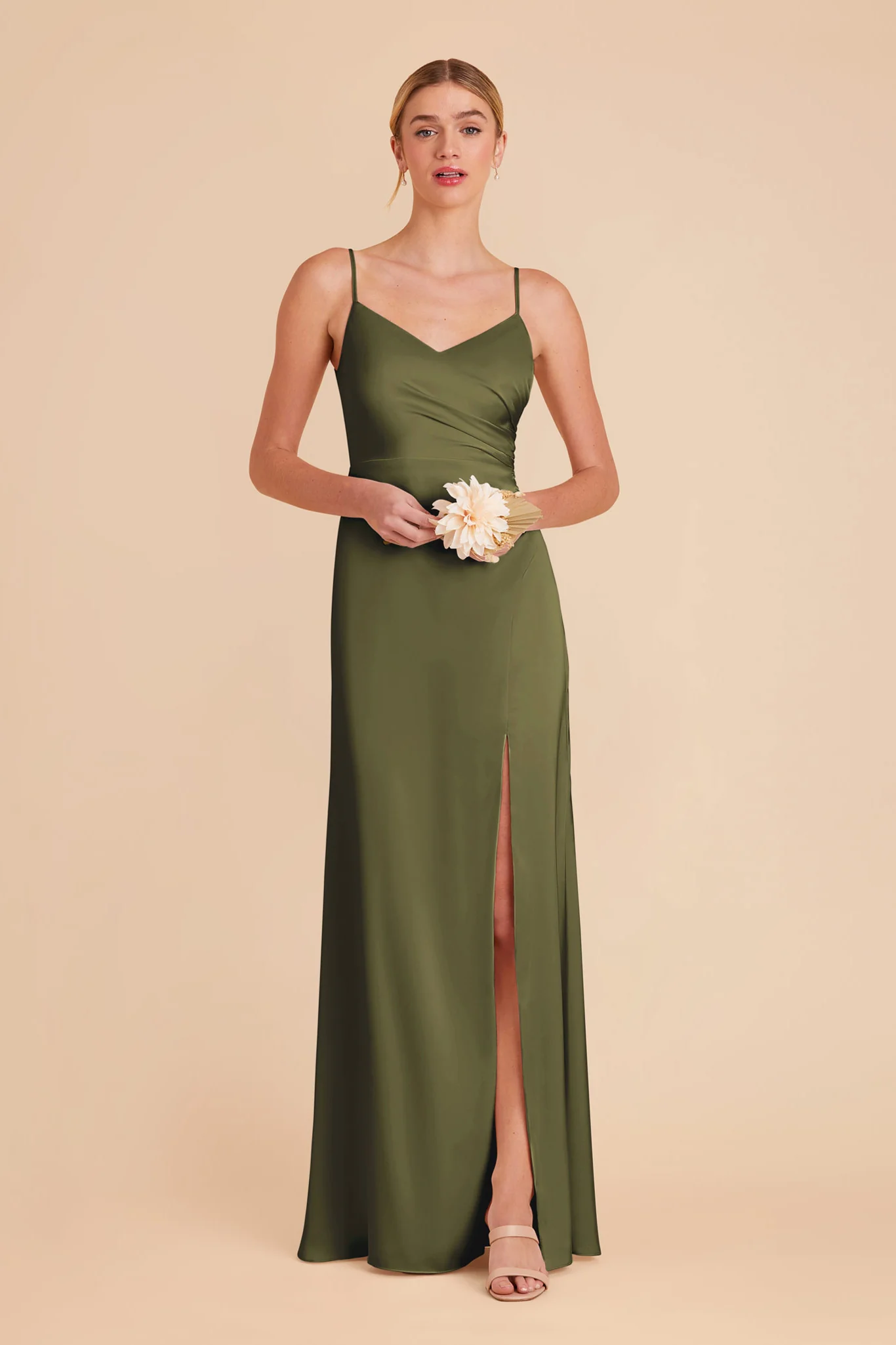Catherine Matte Satin Dress - Martini - Image 3