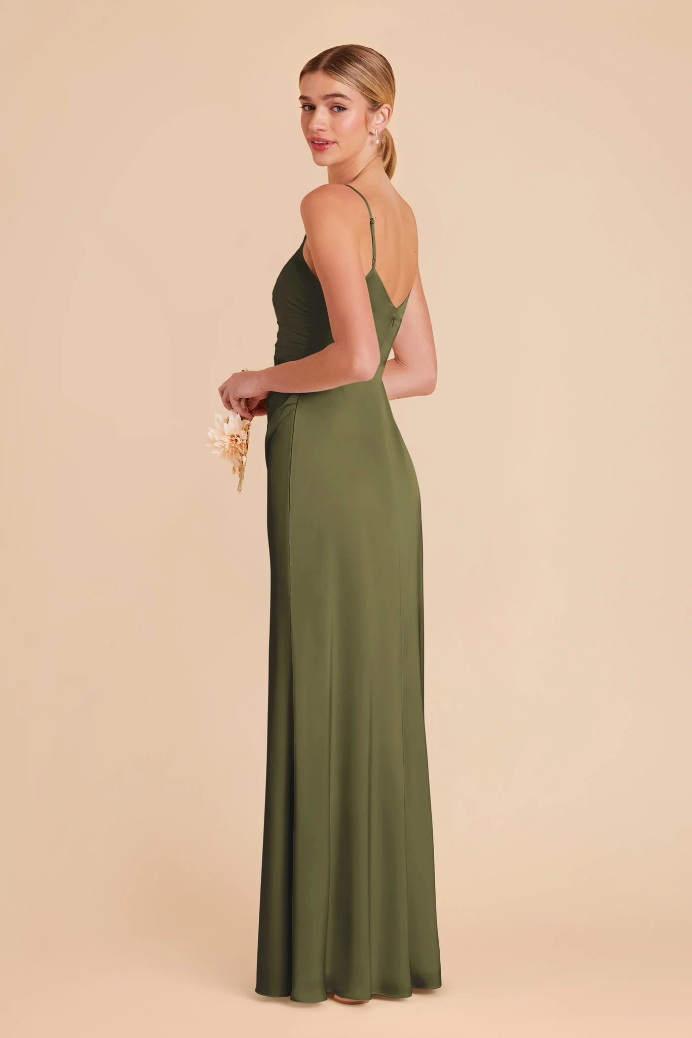 Catherine Matte Satin Dress - Martini - Image 4