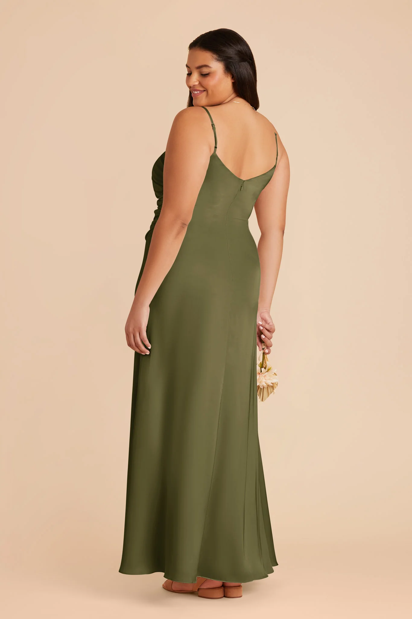 Catherine Matte Satin Dress - Martini - Image 8