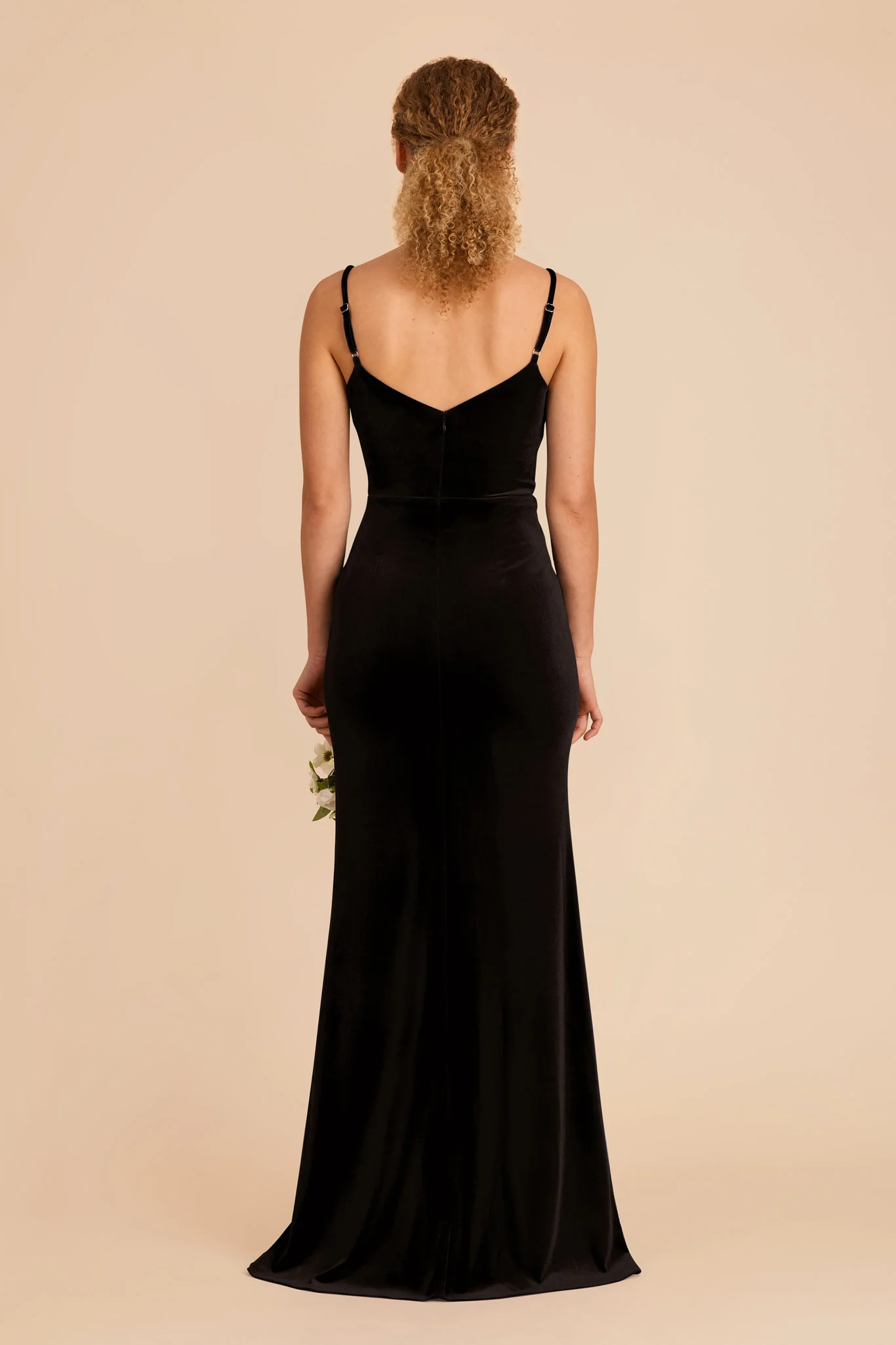 Catherine Velvet Dress - Black - Image 5