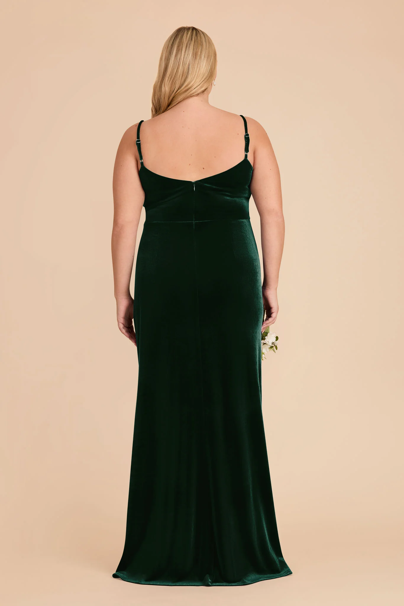 Catherine Velvet Dress - Emerald - Image 8