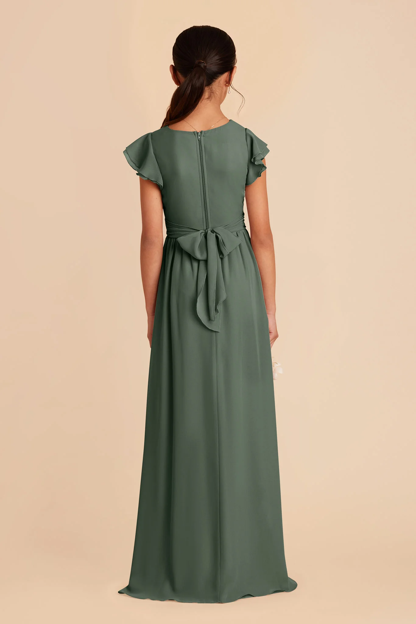 Celine Junior Dress - Eucalyptus - Image 4