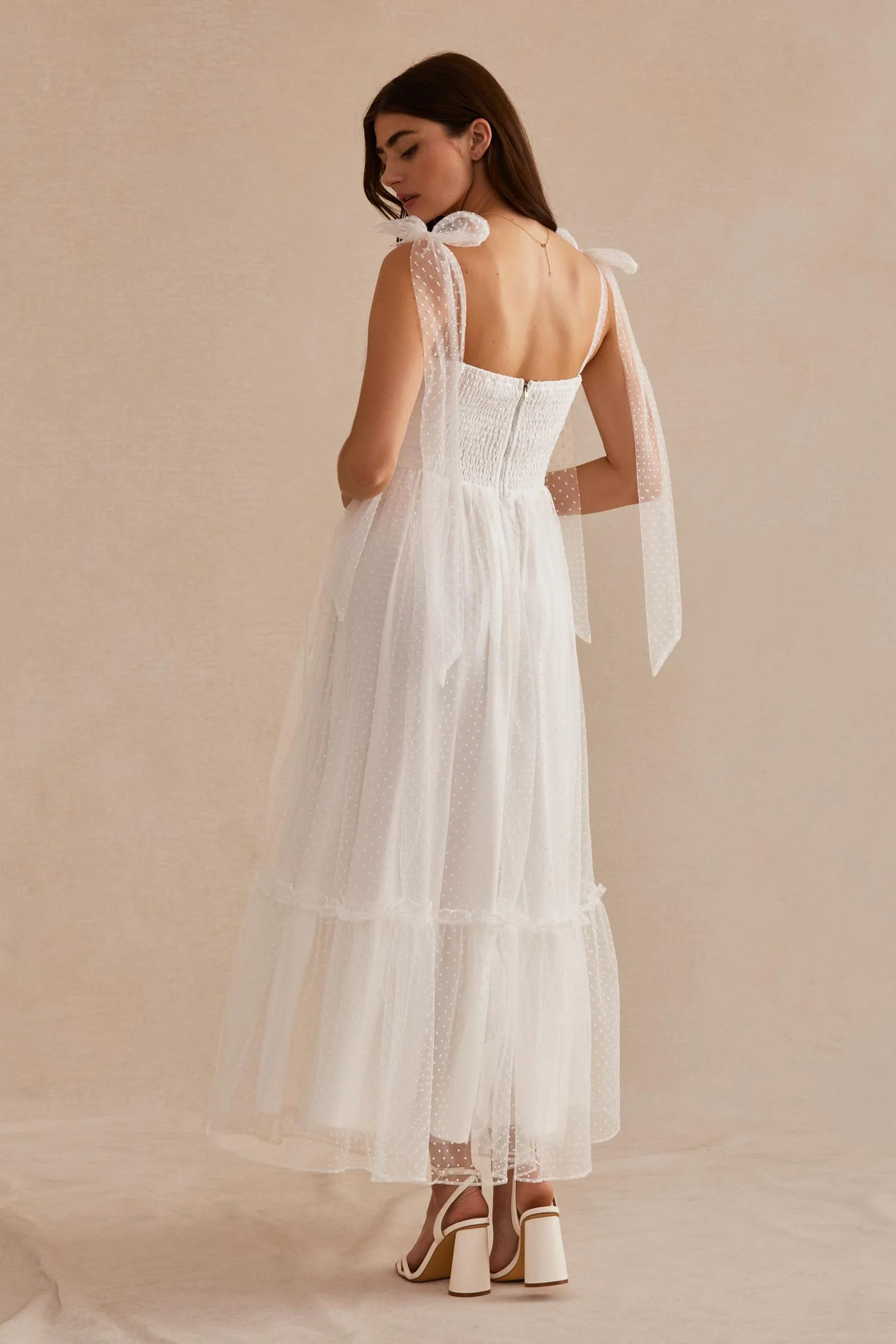 Charli Dress - White - Image 12